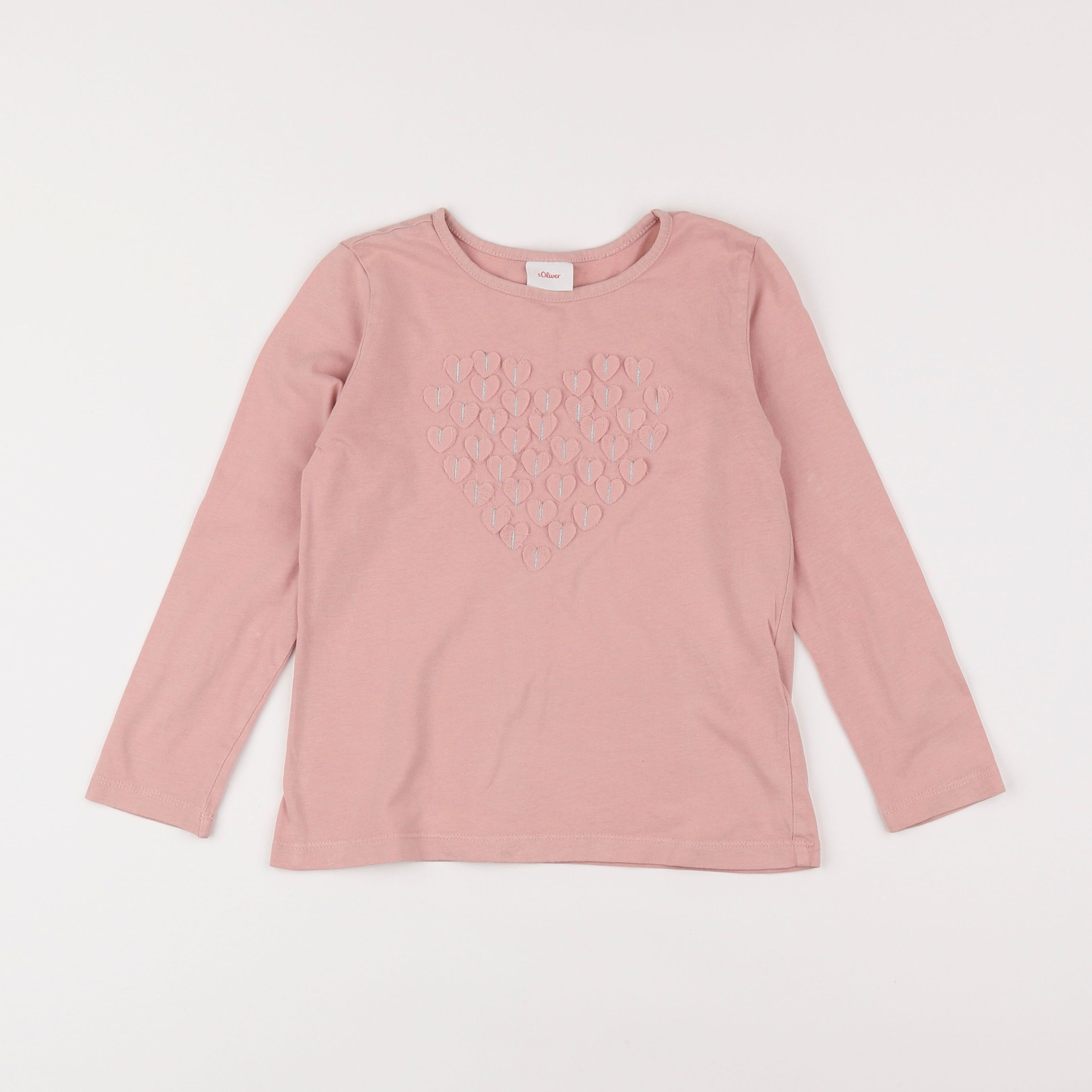 s.Oliver - tee-shirt rose - 6 ans