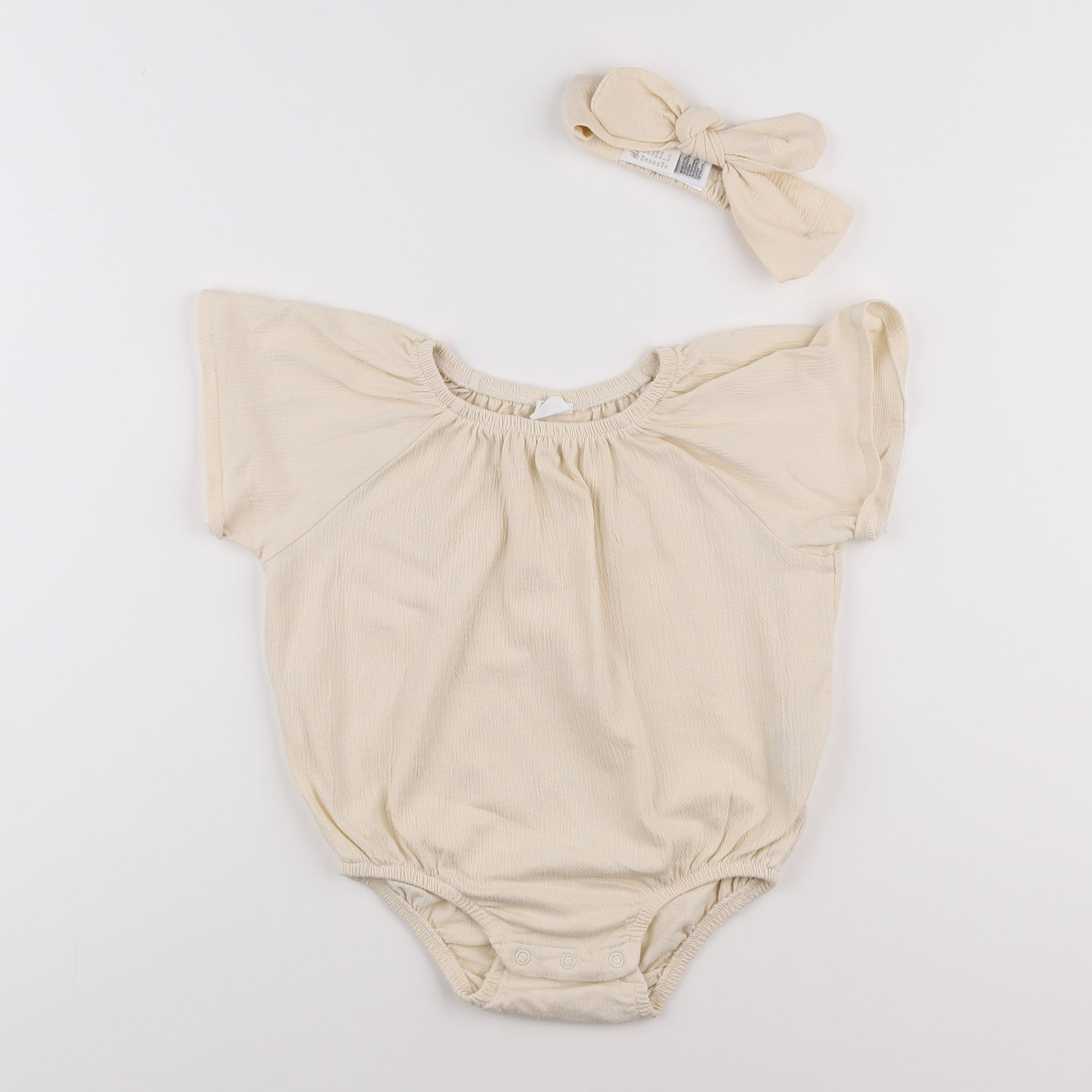 H&M - ensemble beige - 2 ans