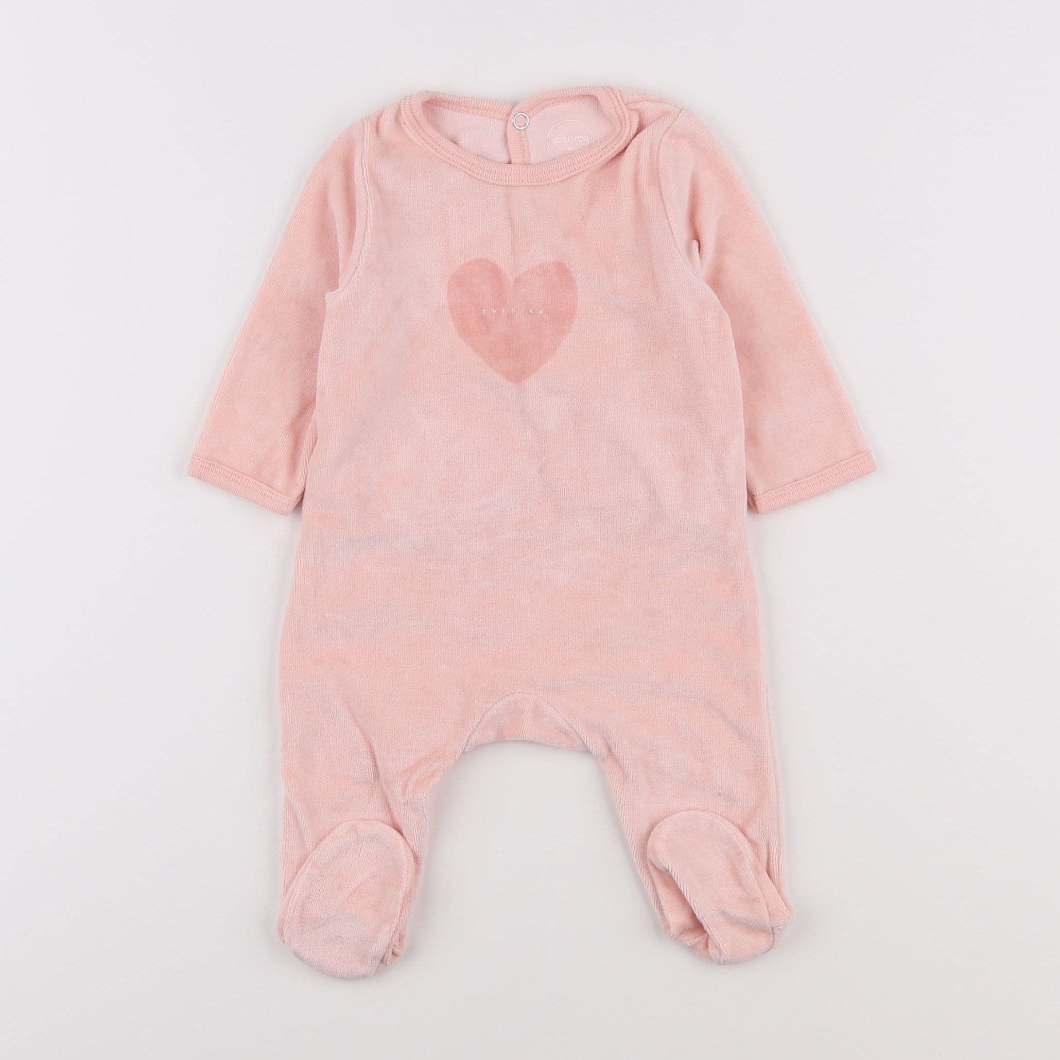 Absorba - pyjama velours rose - 3 mois