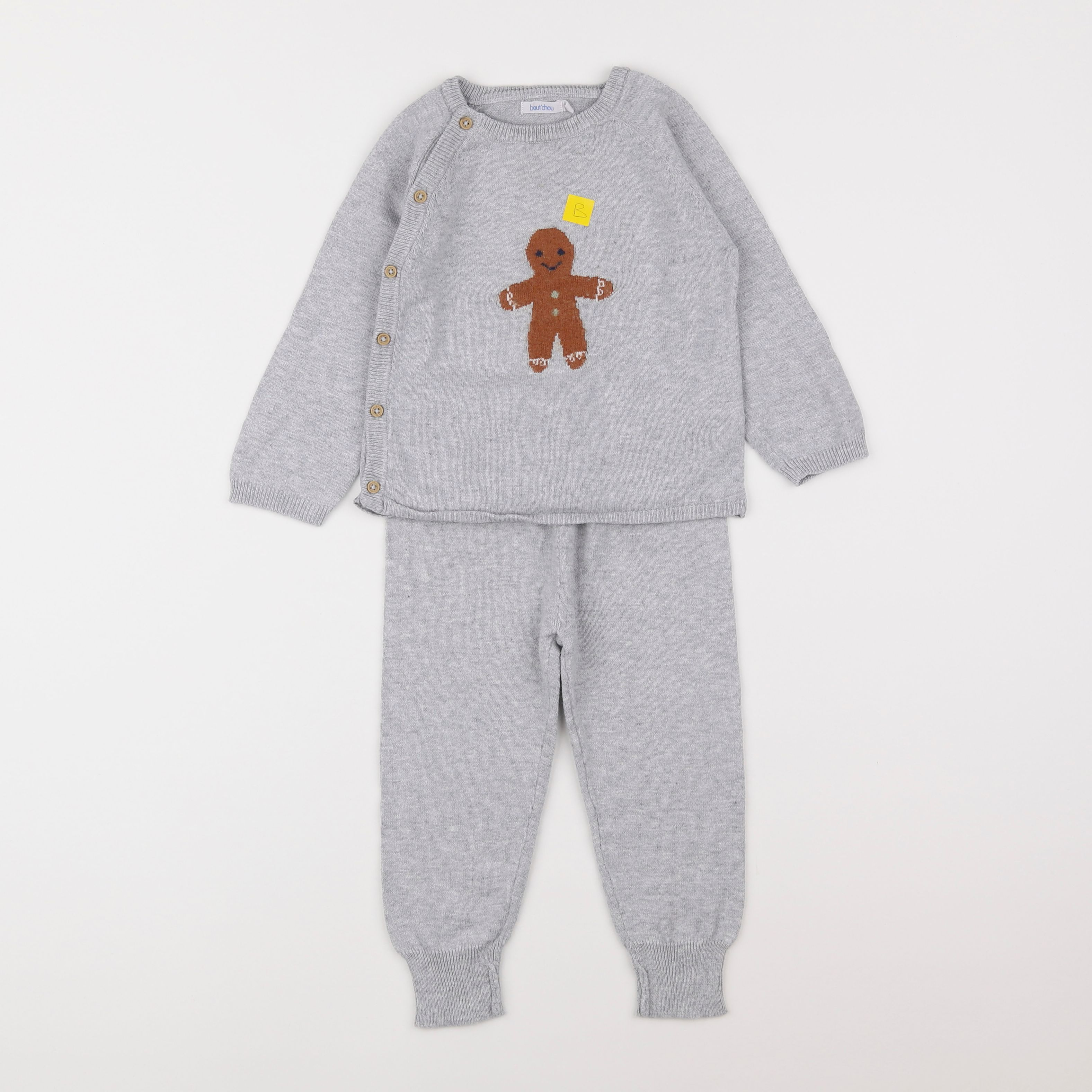 Boutchou - ensemble gris - 18 mois