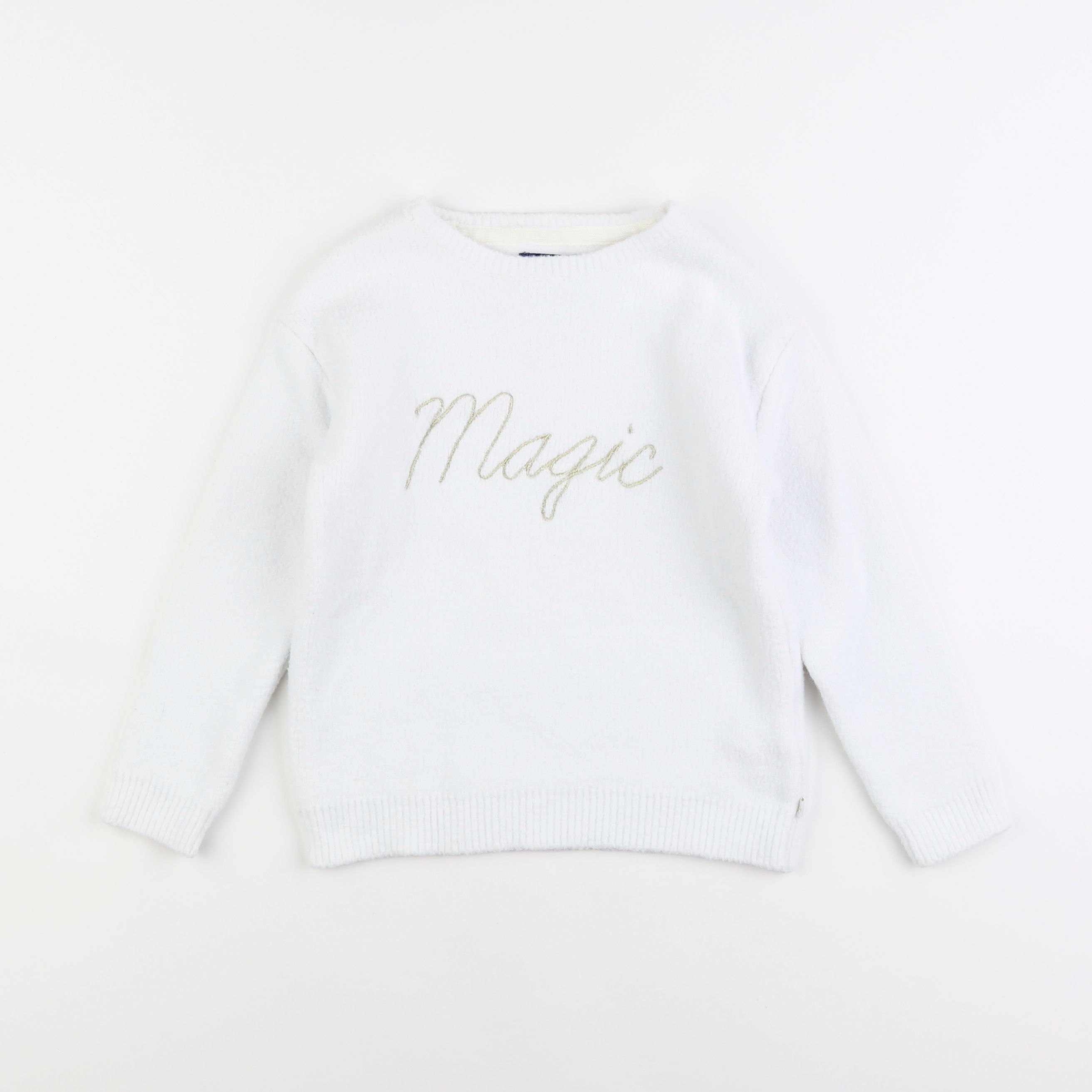 Okaidi - pull blanc - 6 ans