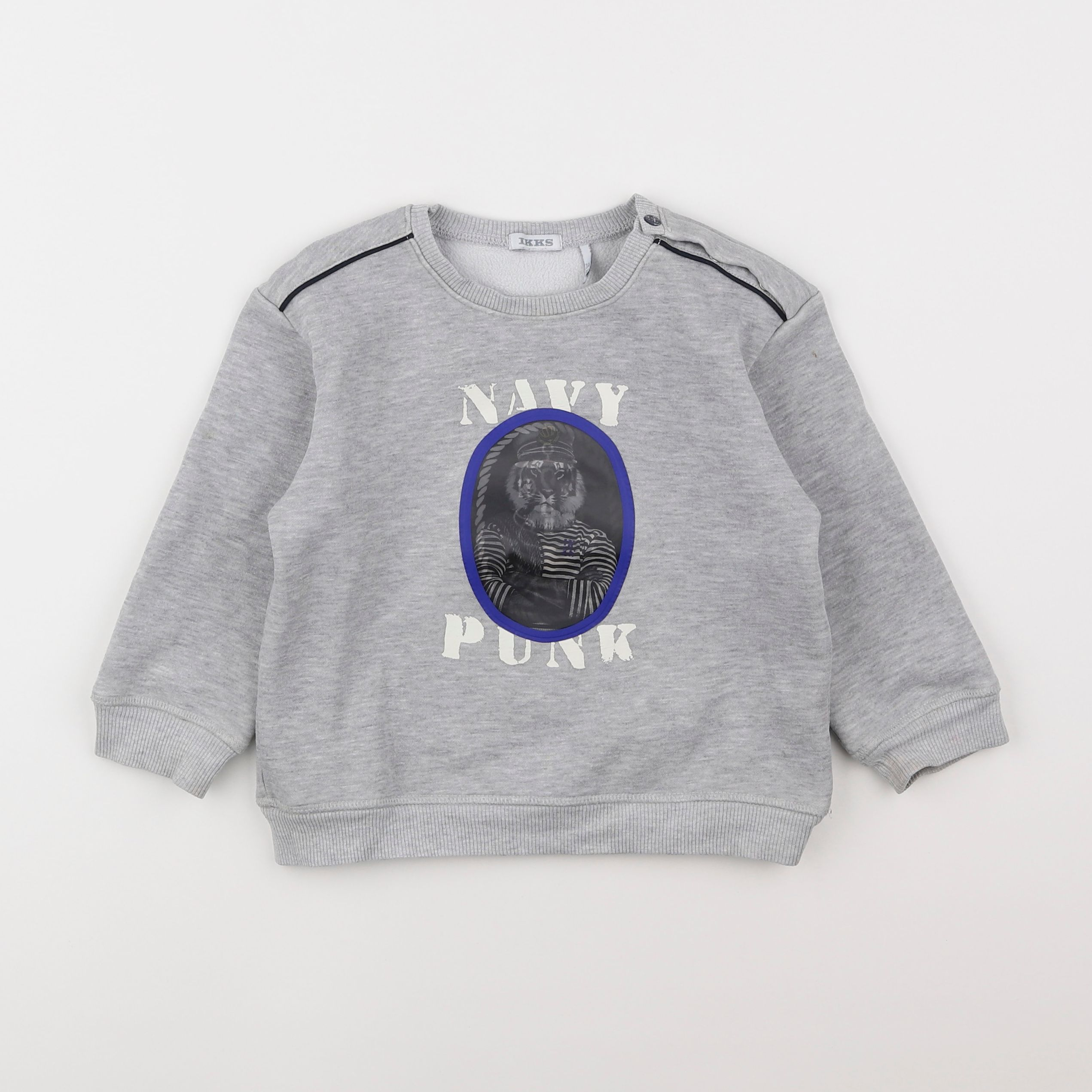 IKKS - sweat gris - 3 ans