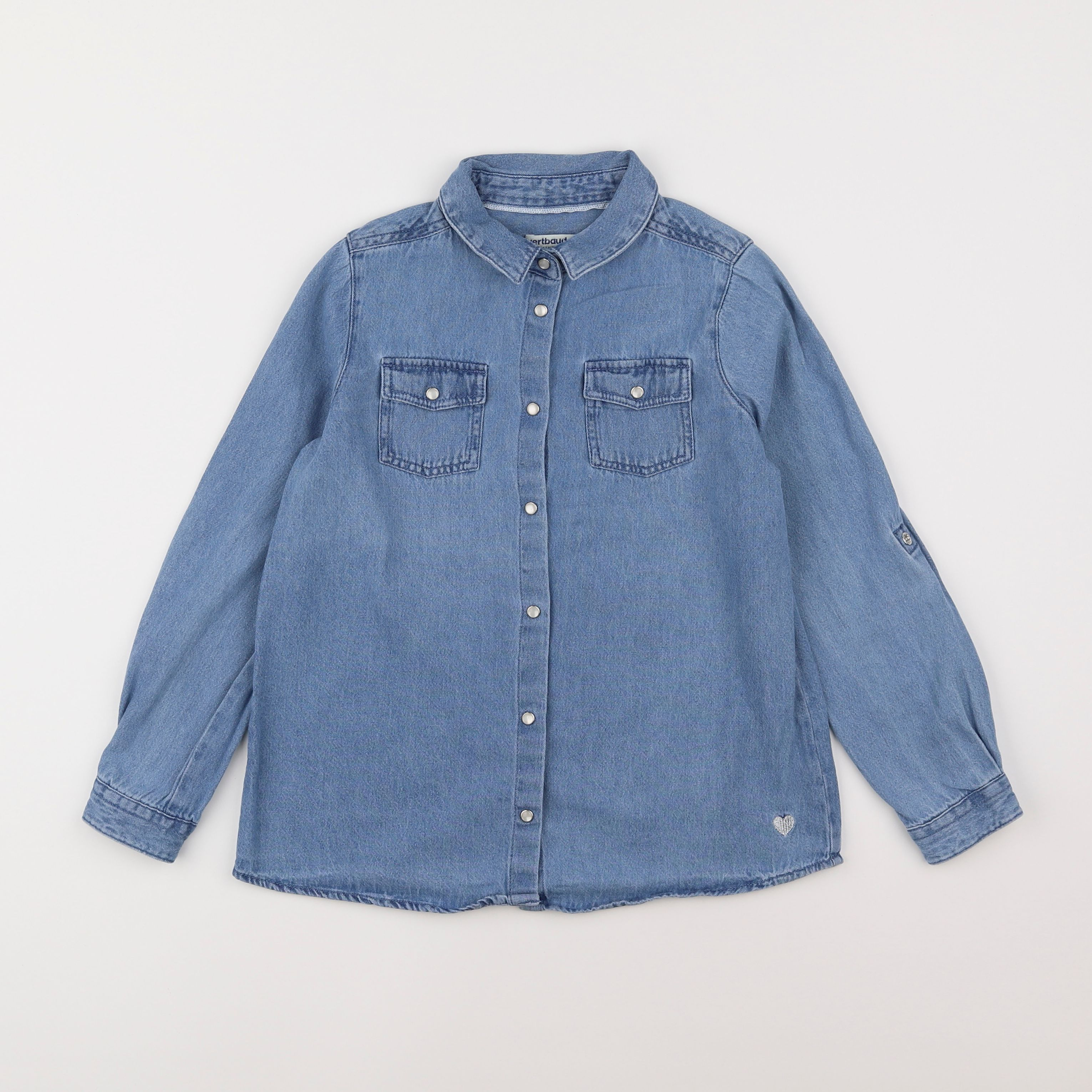 Vertbaudet - chemise bleu - 9 ans