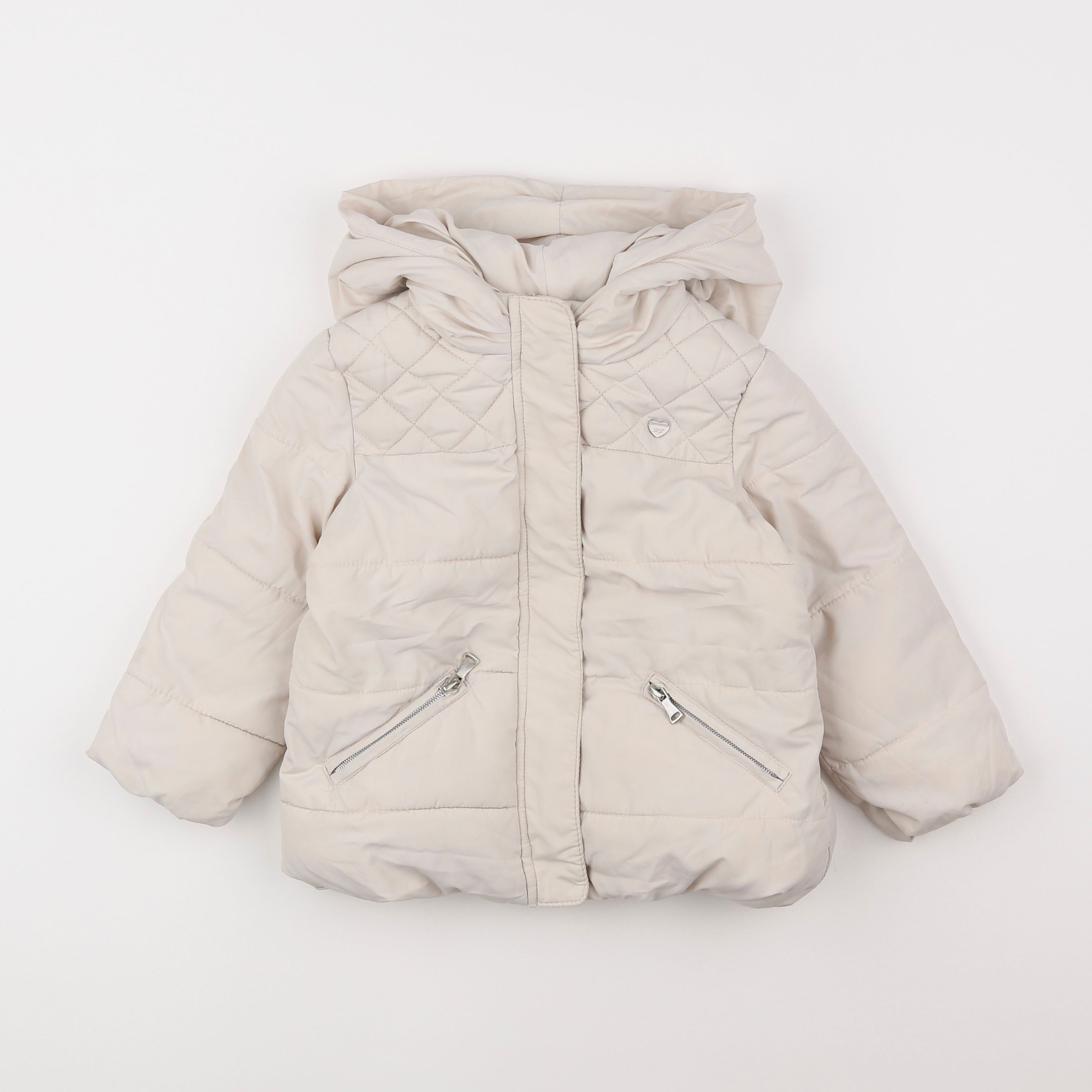 Zara - parka beige - 2/3 ans