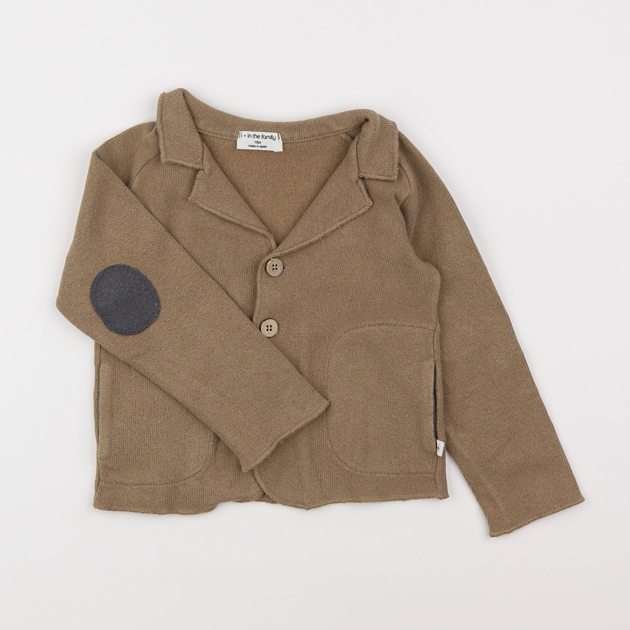 1+ In the family - veste marron - 18 mois