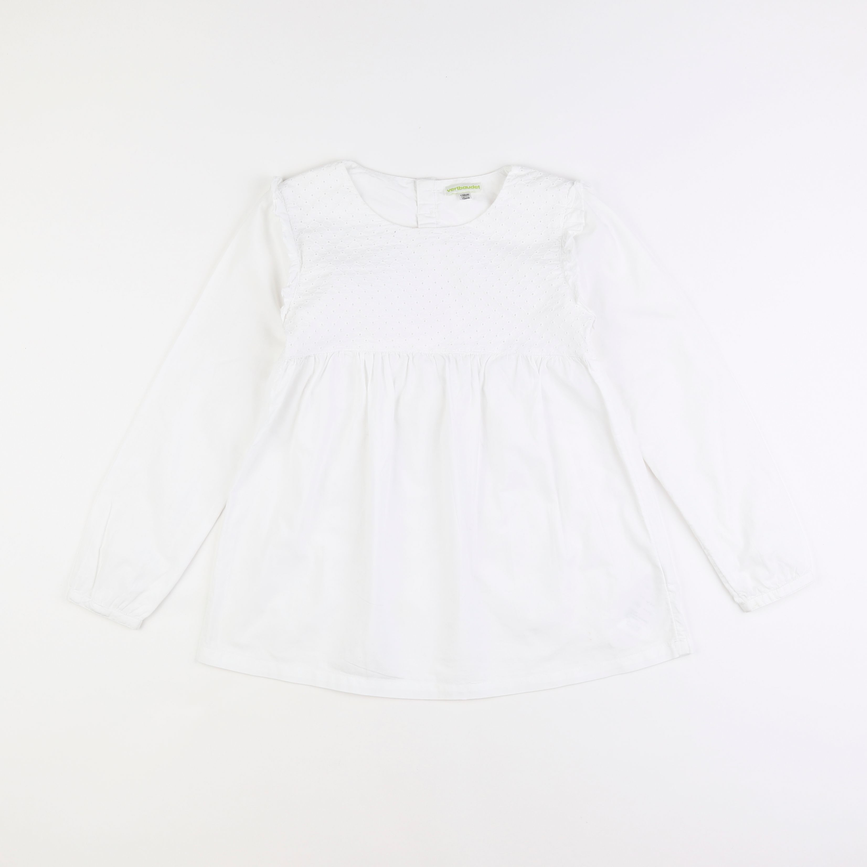 Vertbaudet - blouse blanc - 10 ans