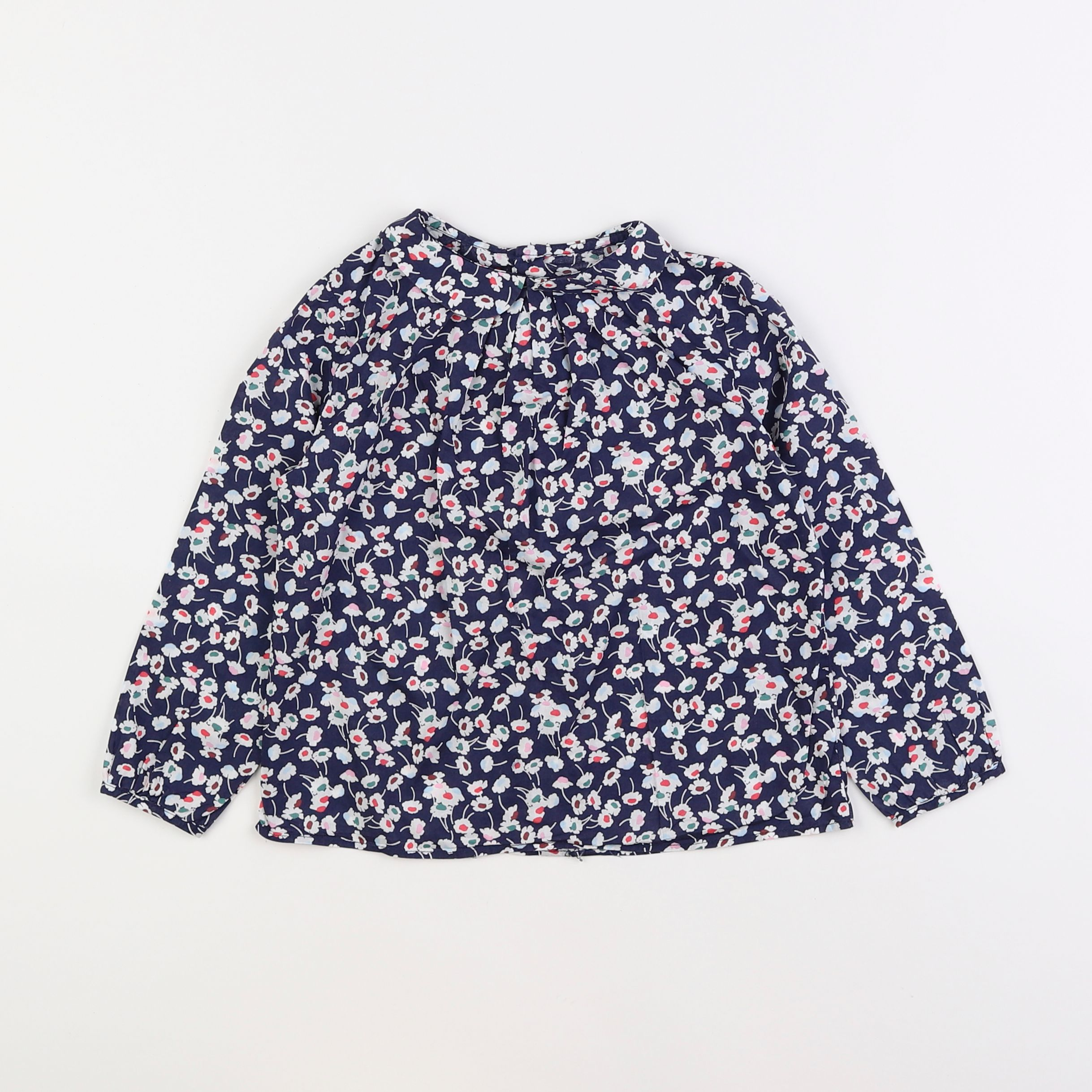 Jacadi - blouse liberty bleu - 4 ans