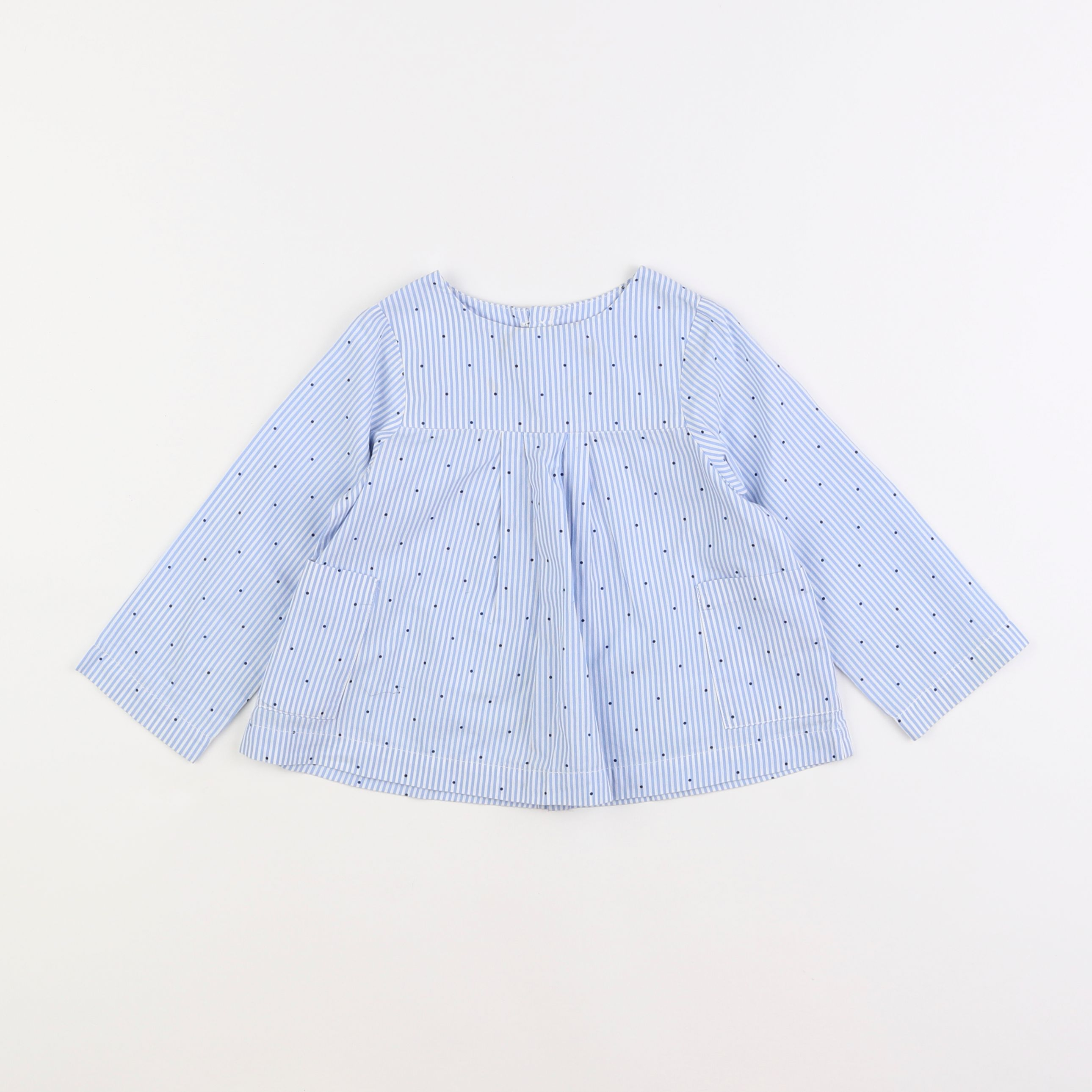 Jacadi - blouse bleu - 2 ans