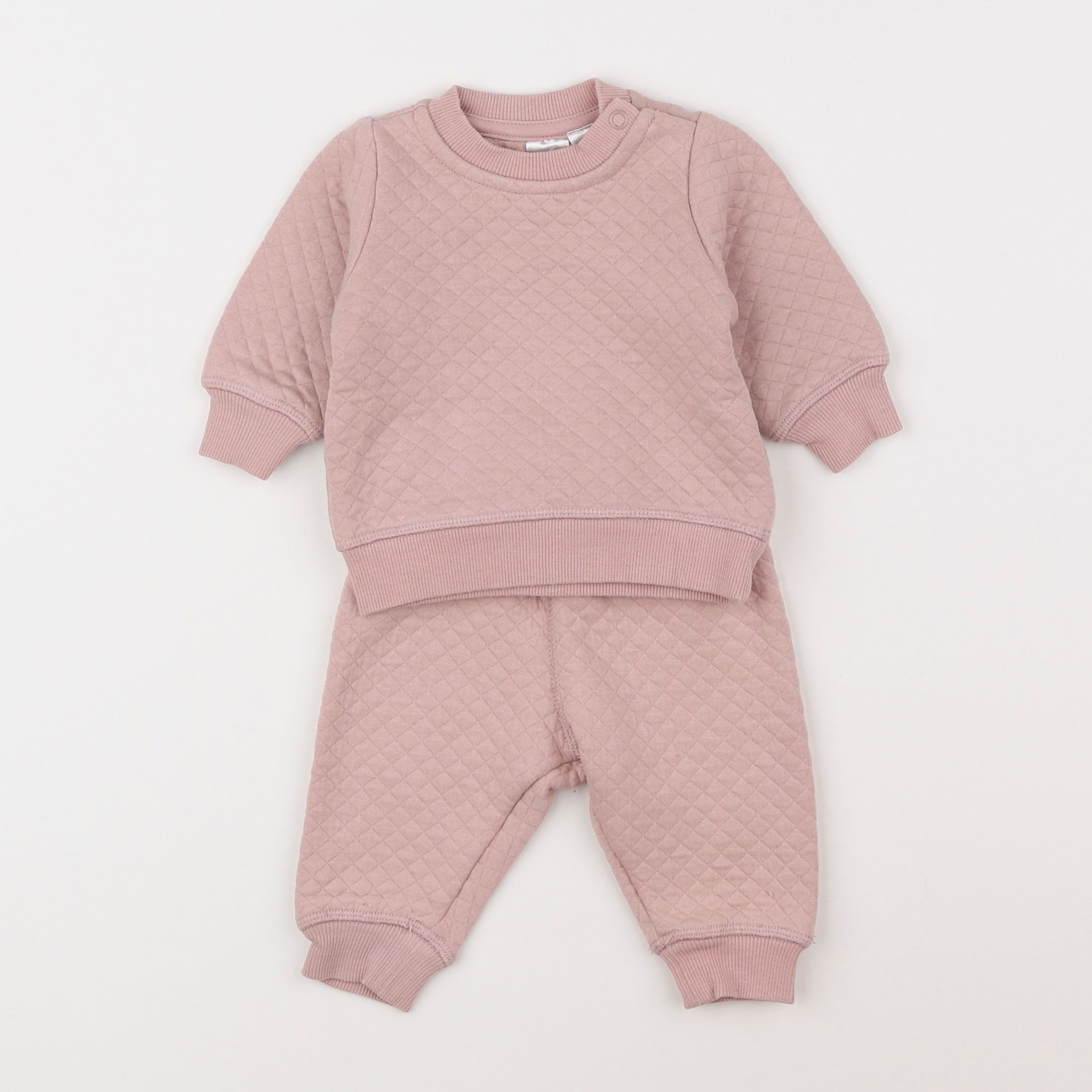 H&M - ensemble rose - 0/1 mois