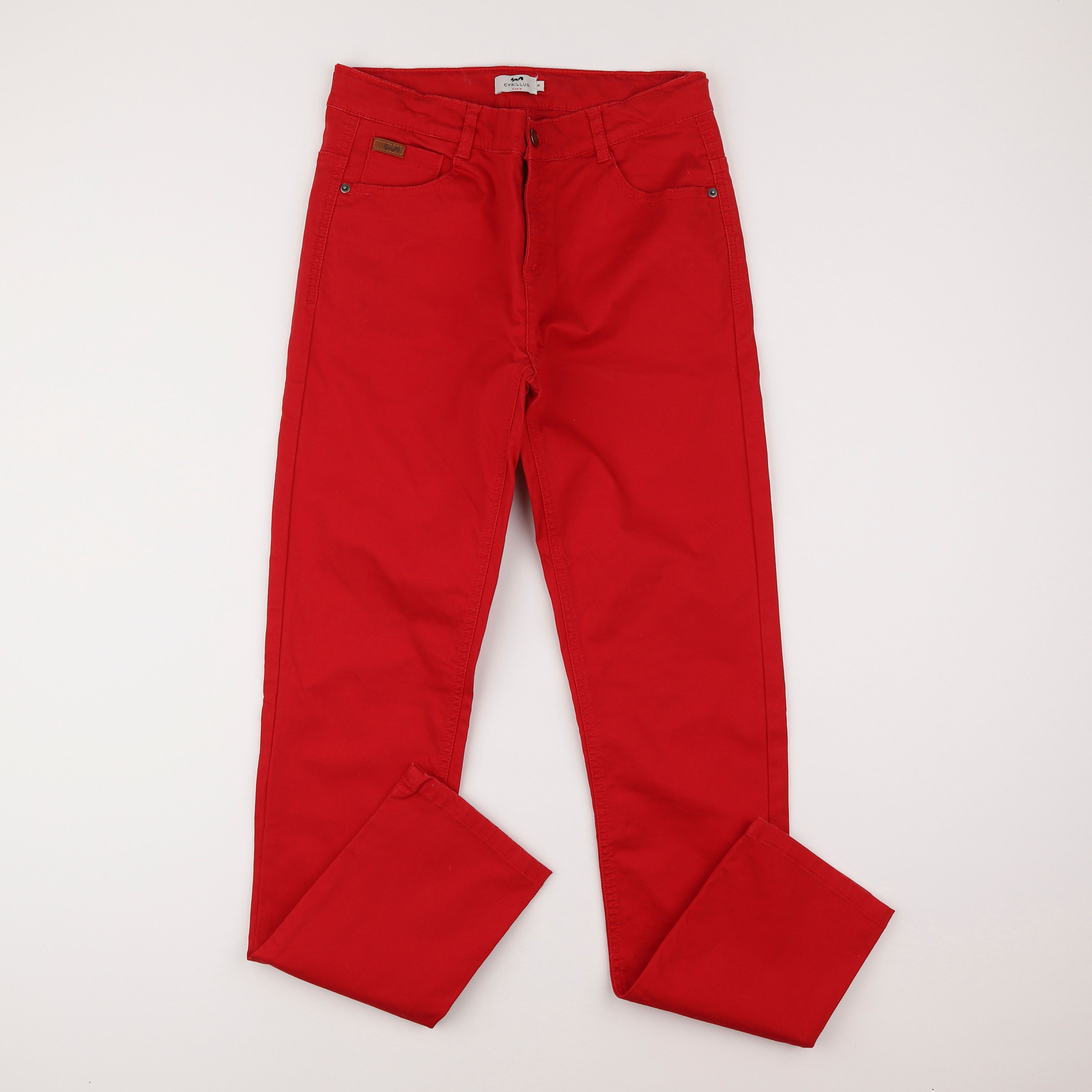 Cyrillus - pantalon rouge - 16 ans