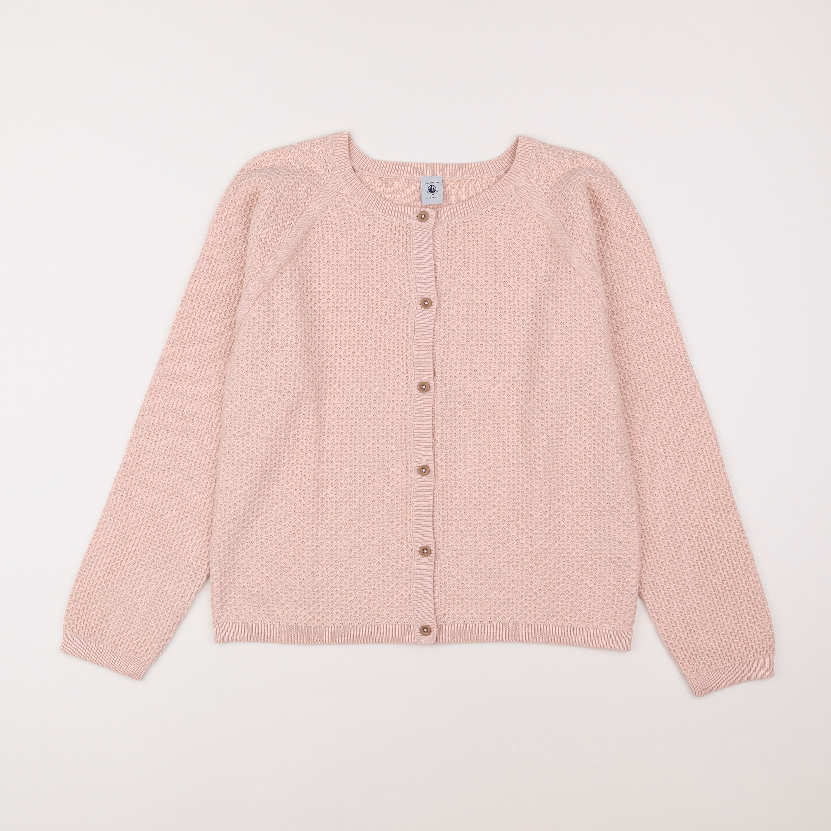 Petit Bateau - gilet rose - 12 ans