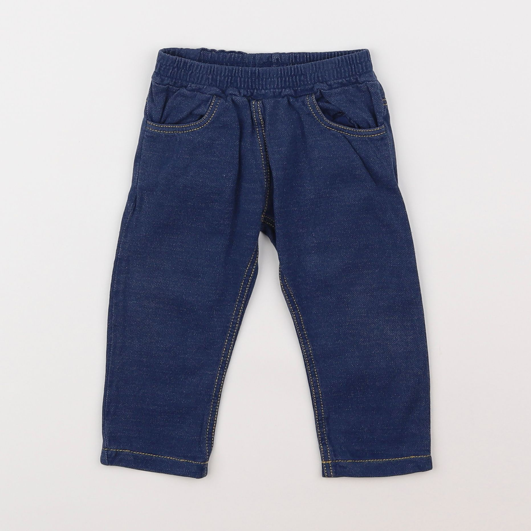 Petit Bateau - jean bleu - 12 mois