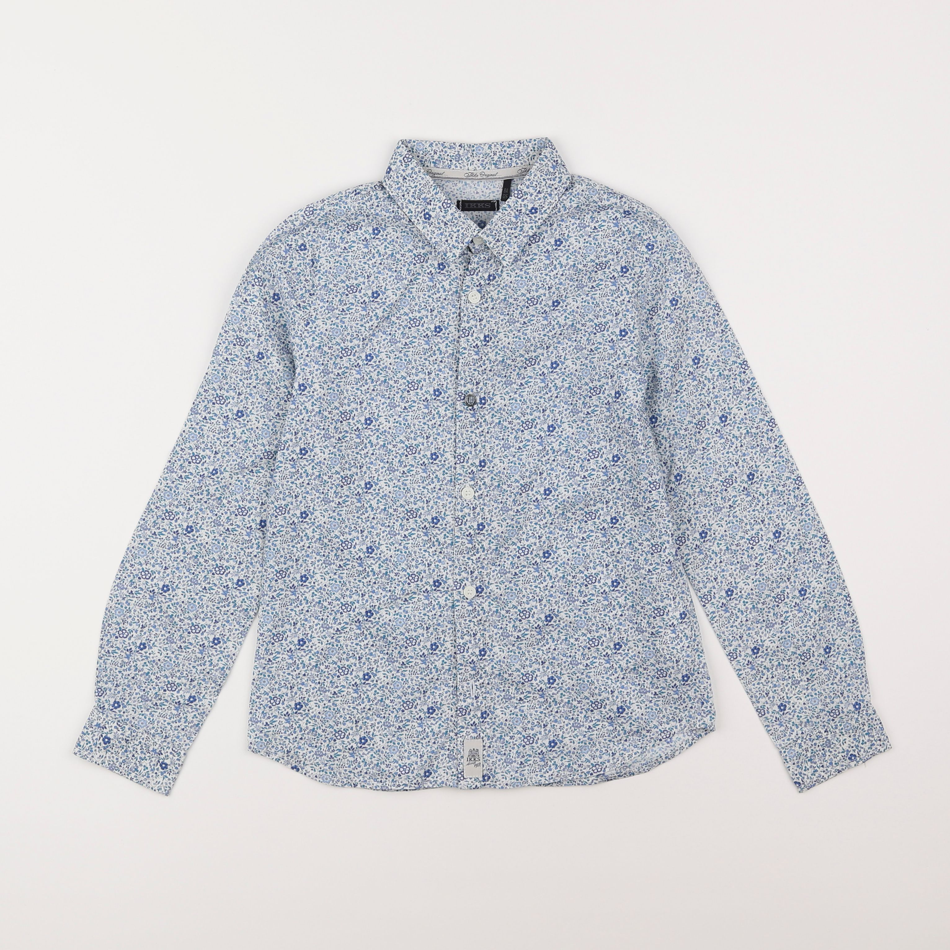 IKKS - chemise blanc, bleu - 8 ans