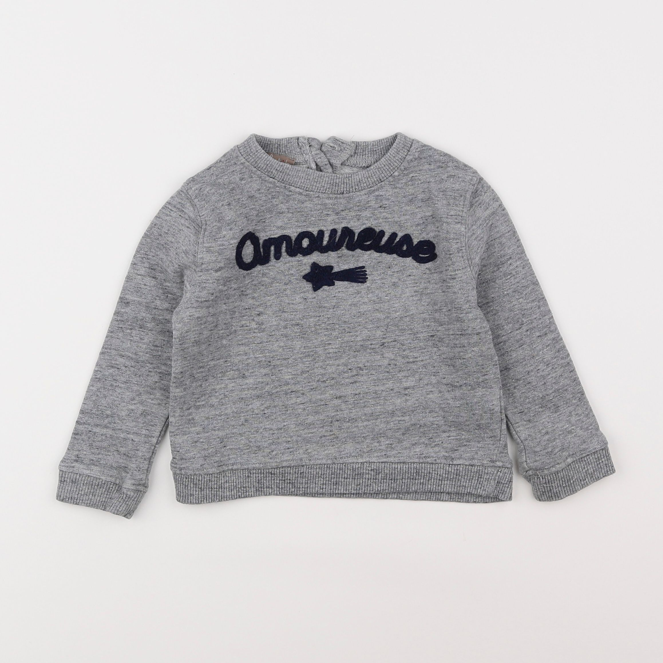 Emile et Ida - sweat gris - 2 ans