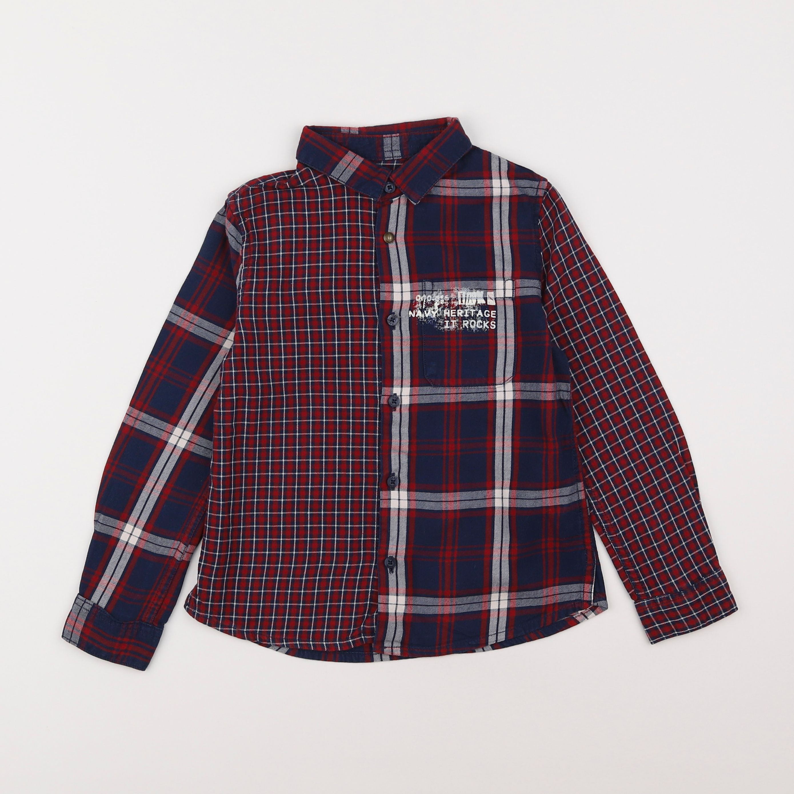 IKKS - chemise rouge - 6 ans