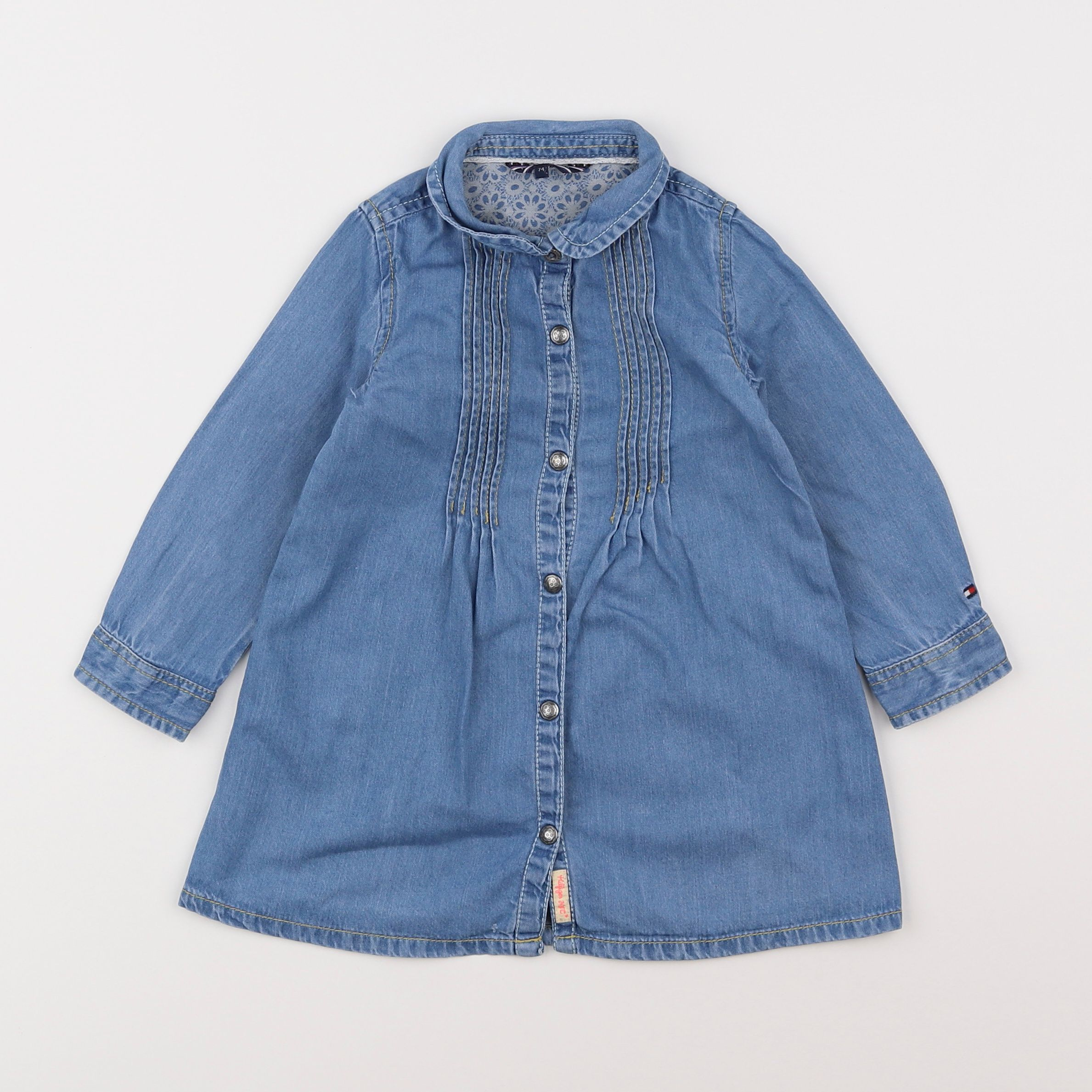 Tommy Hilfiger - robe bleu - 2/3 ans