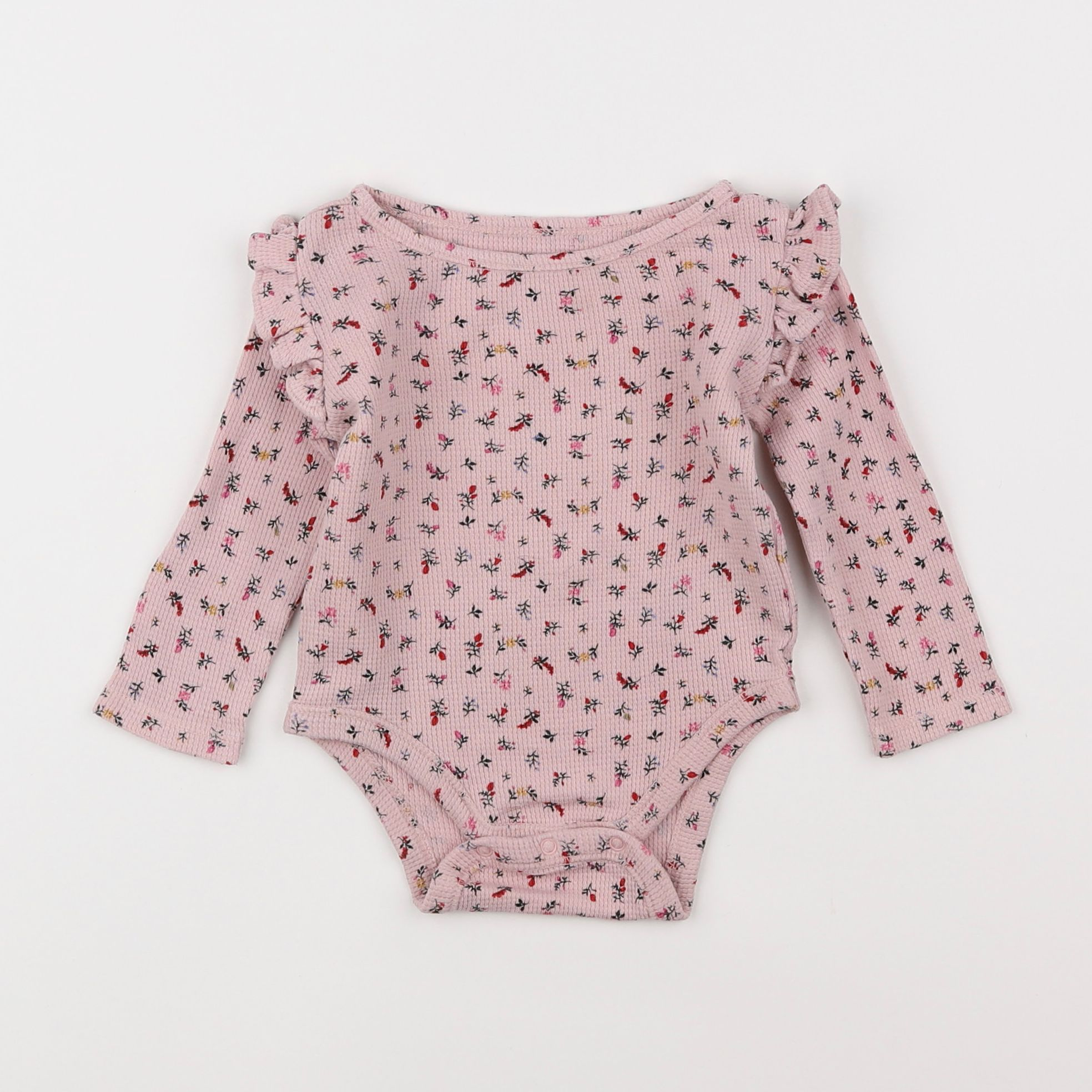 Old Navy - body rose - 6/12 mois