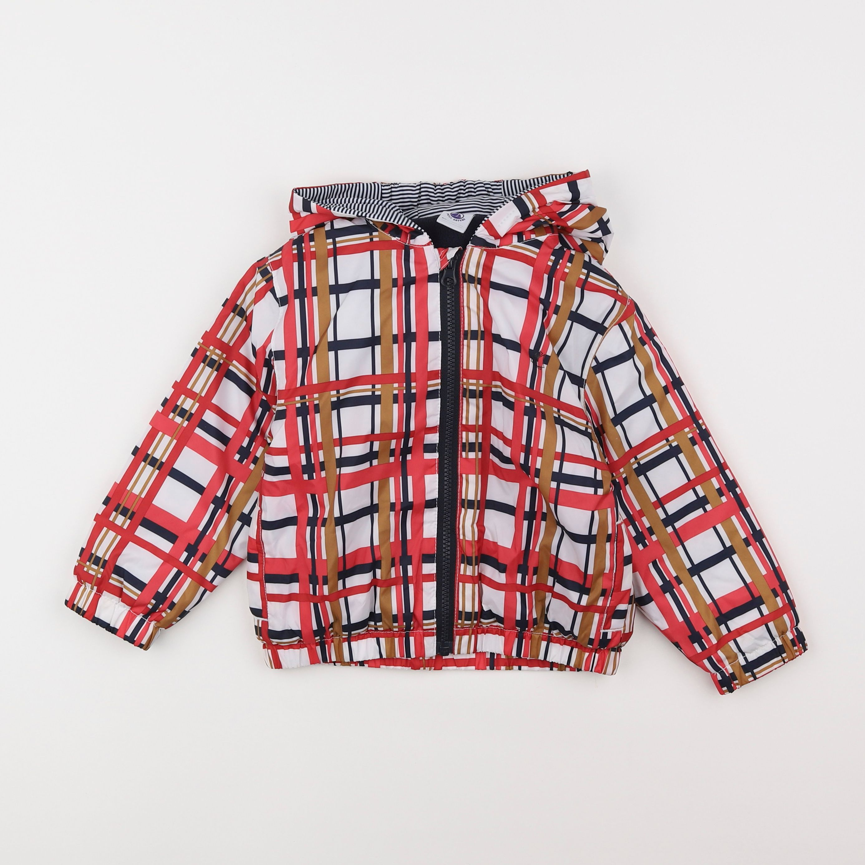 Petit Bateau - imperméable multicolore - 3 mois