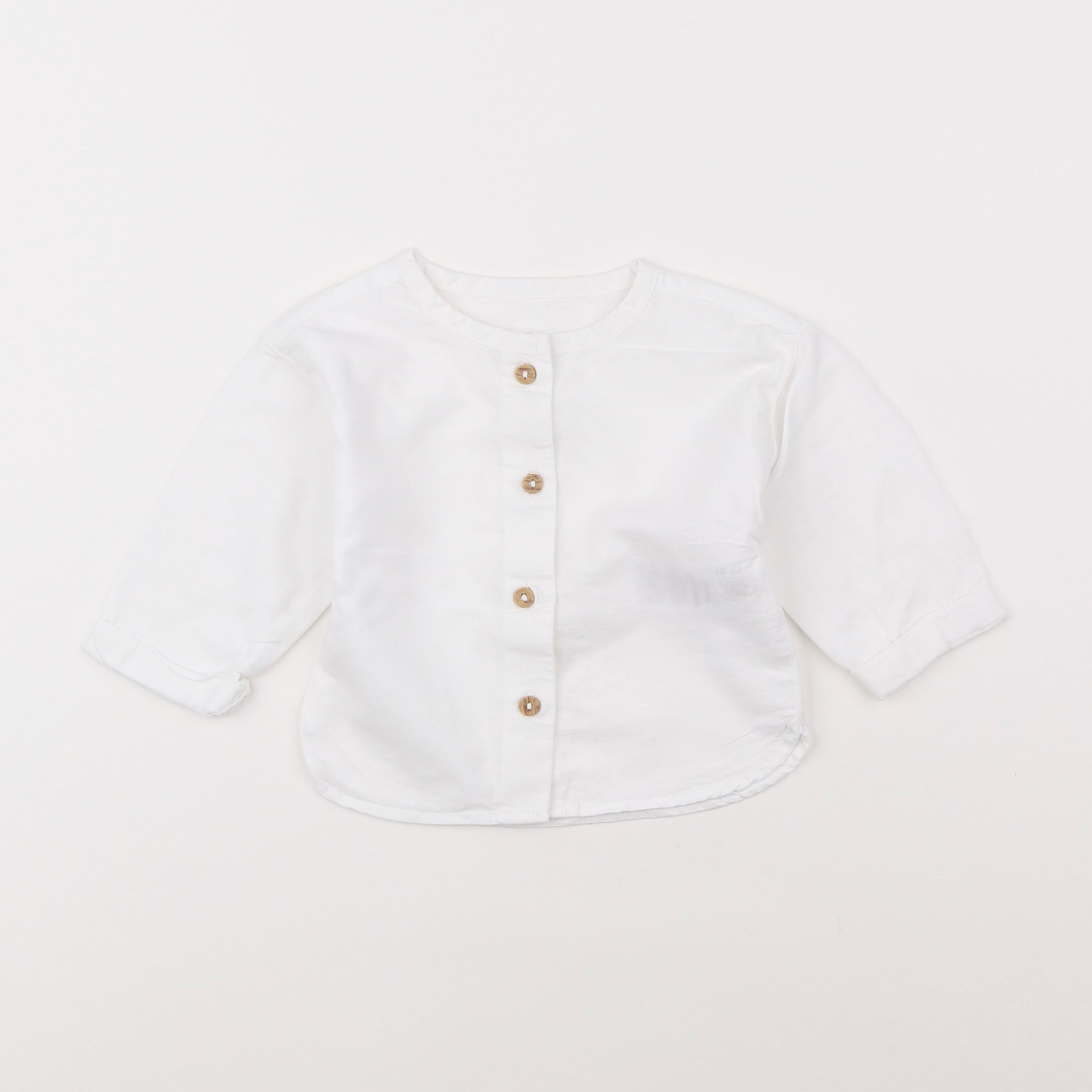 Vertbaudet - chemise blanc - 6 mois