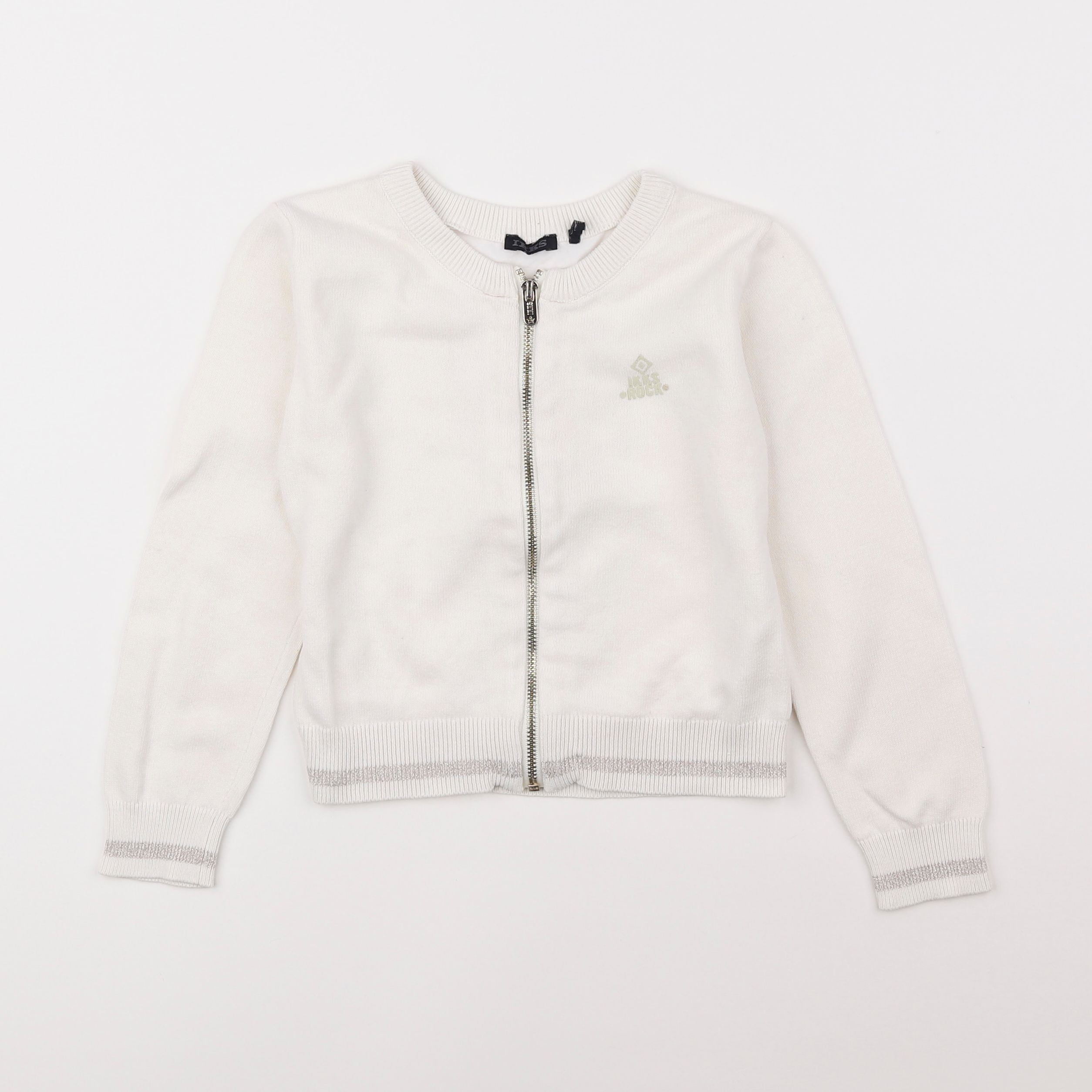 IKKS - gilet blanc, argent - 5 ans