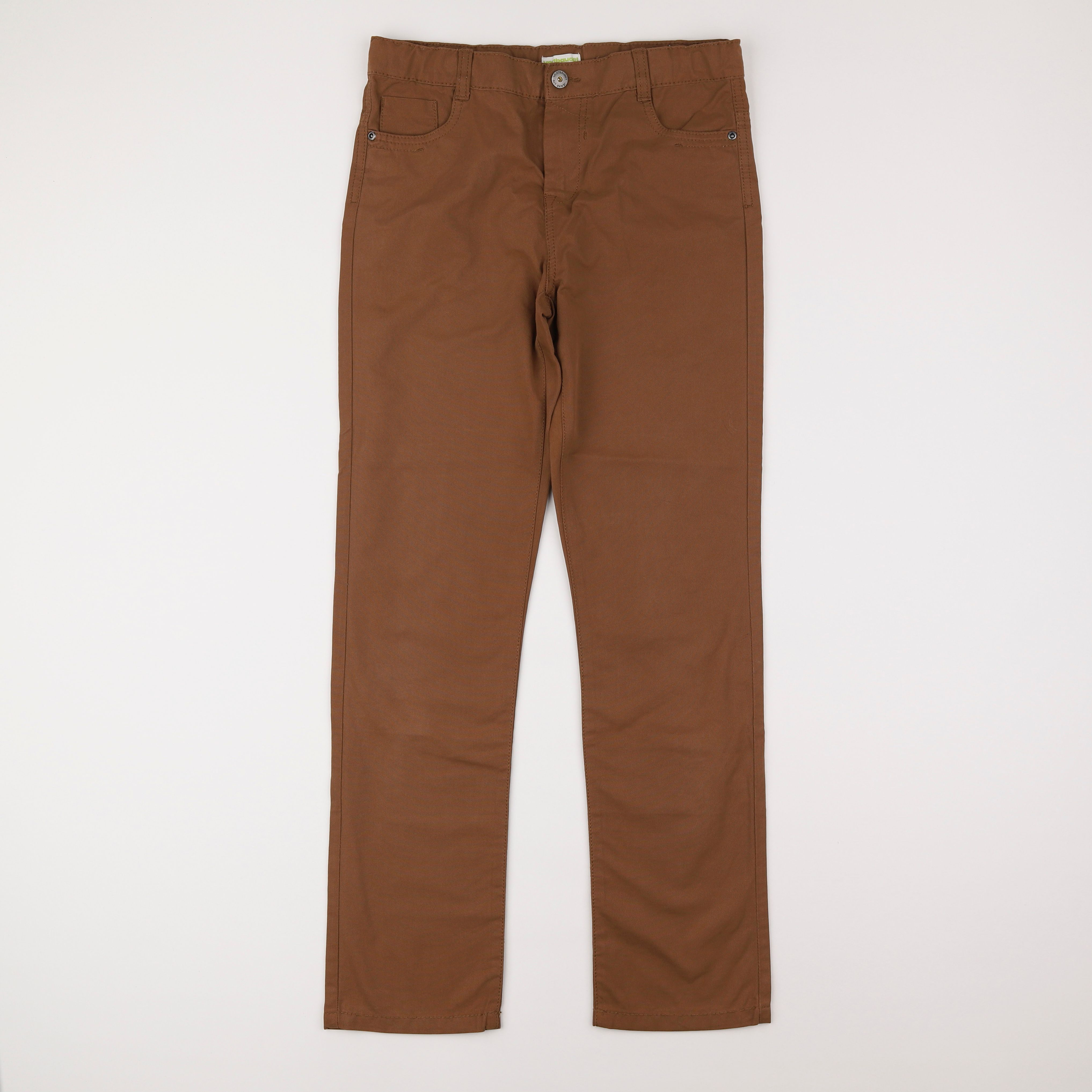 Vertbaudet - pantalon marron - 12 ans