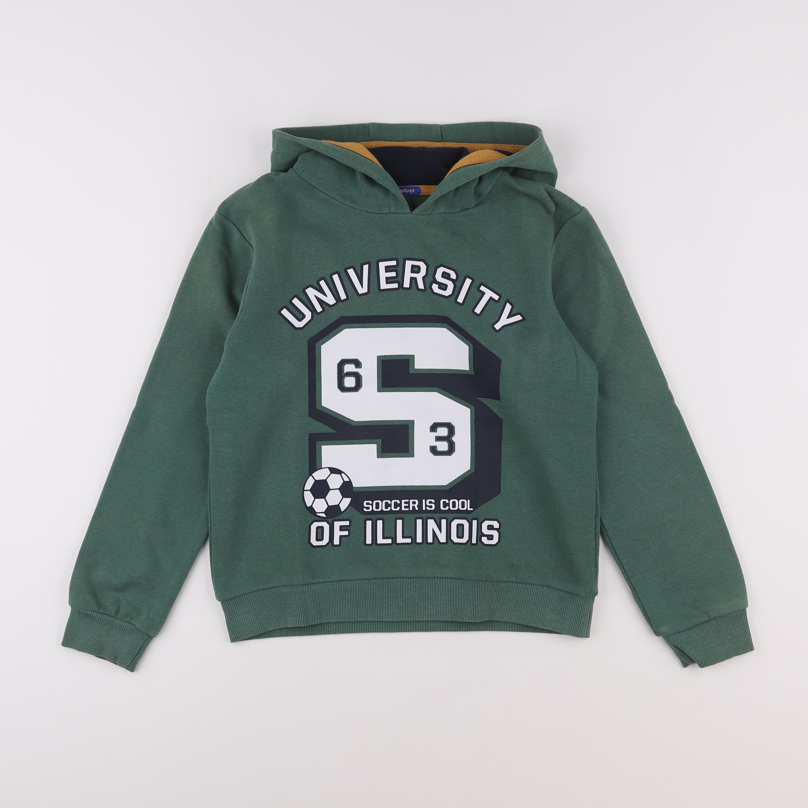 Vertbaudet - sweat vert - 10 ans