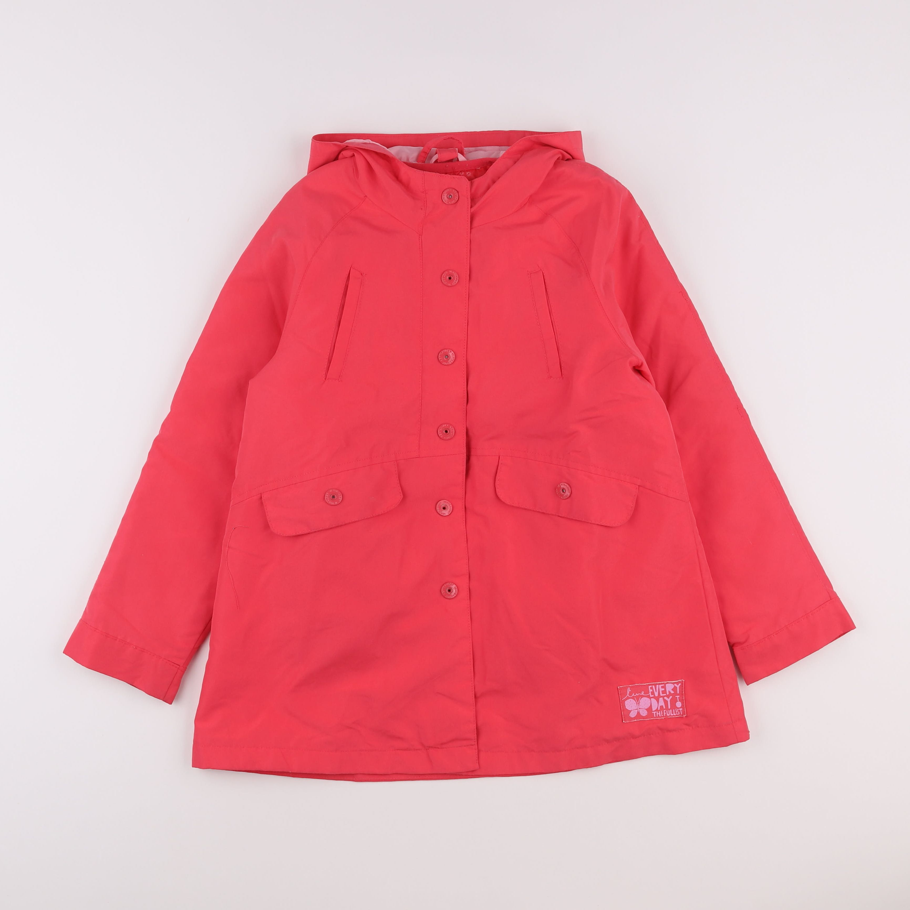 Vertbaudet - veste doublure amovible rose - 10 ans