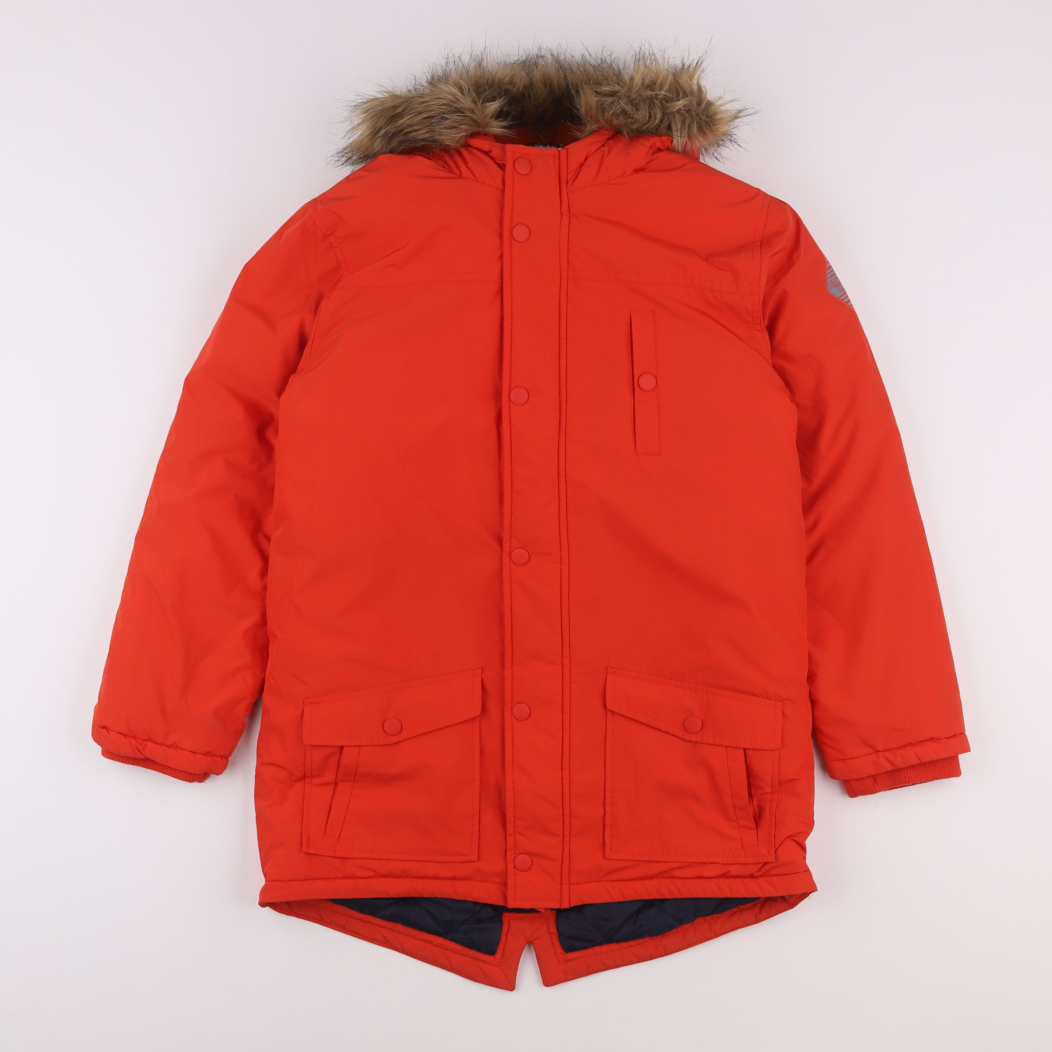 Vertbaudet - parka orange - 12 ans