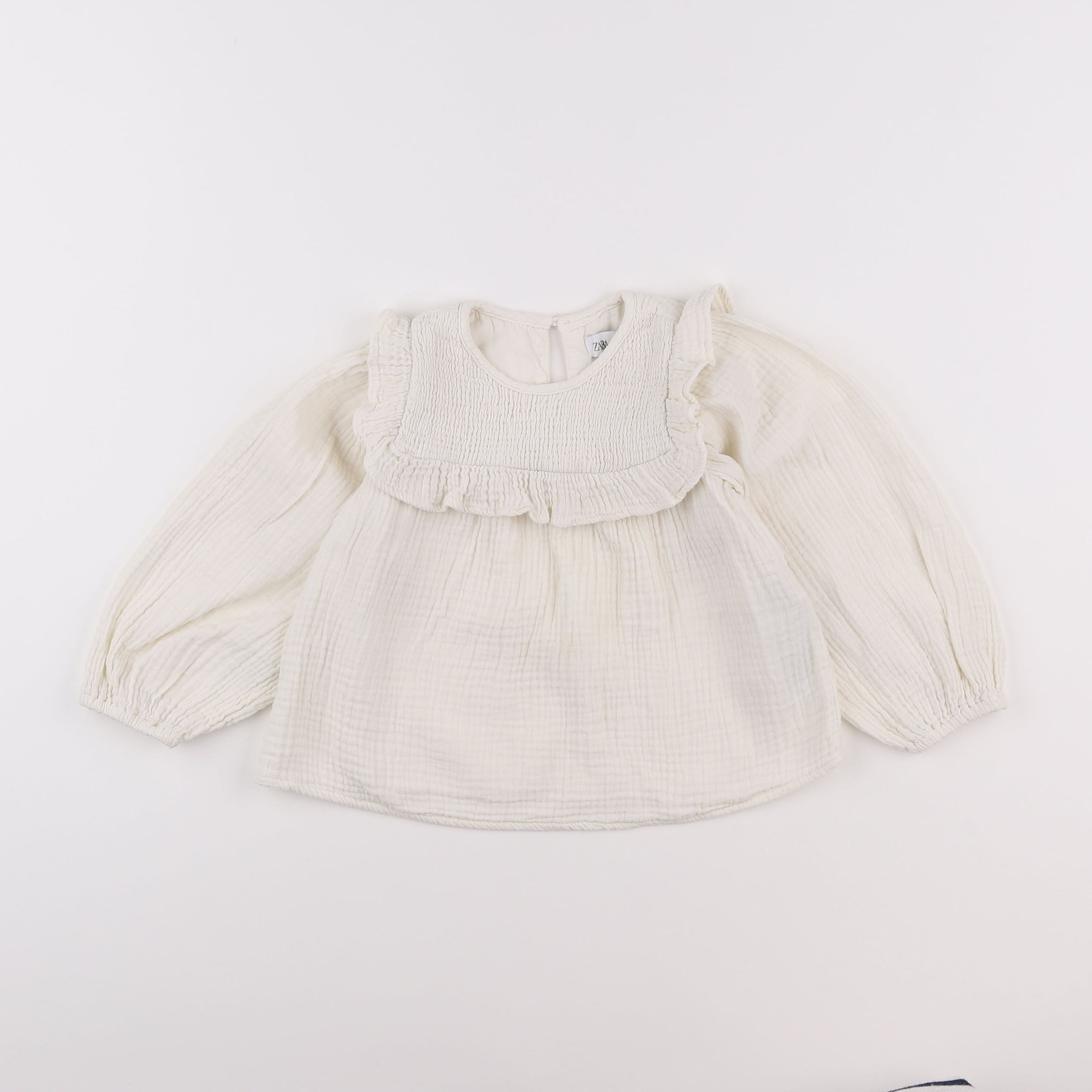 Zara - blouse blanc - 2/3 ans