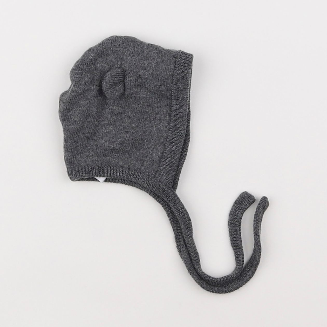 H&M - bonnet gris - 0/1 mois