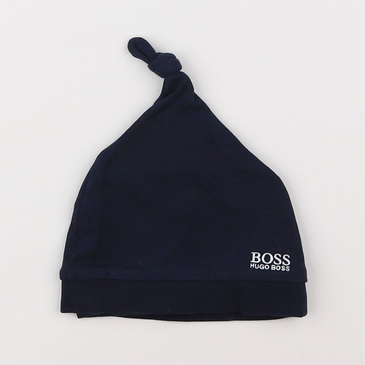 Hugo Boss - bonnet bleu - 3/6 mois