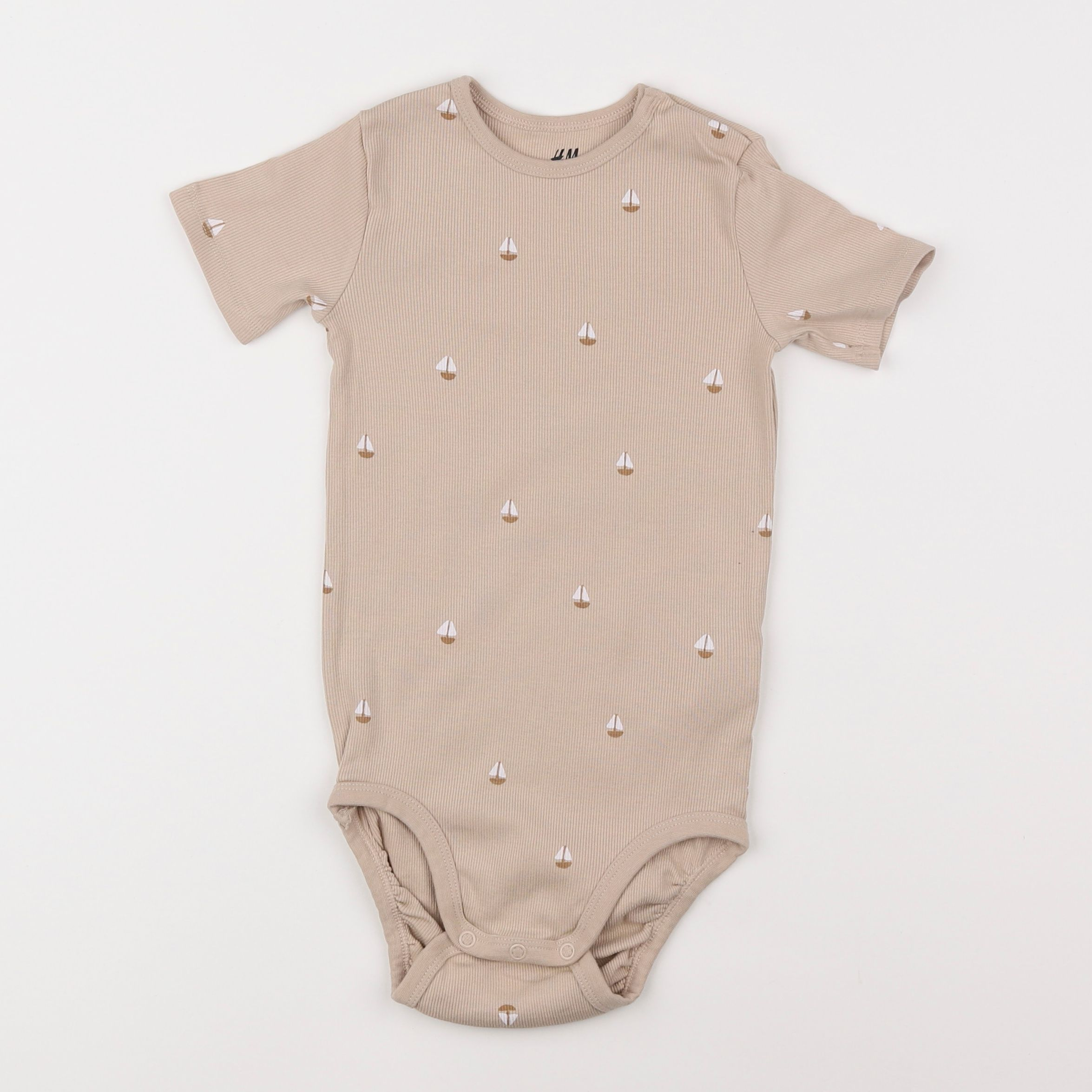 H&M - body beige - 3/4 ans