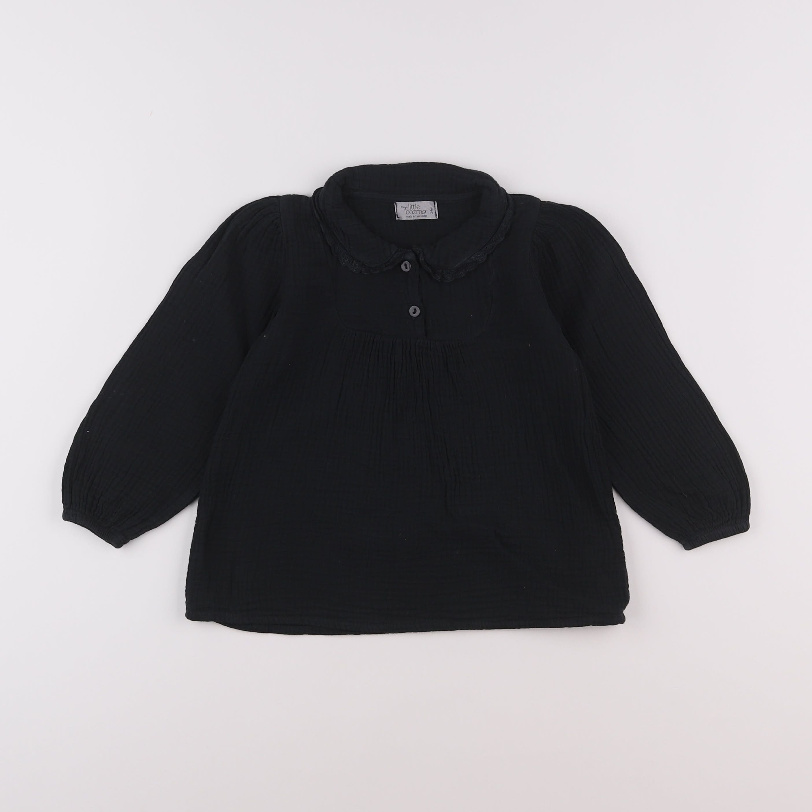 My little cozmo - blouse noir - 2 ans