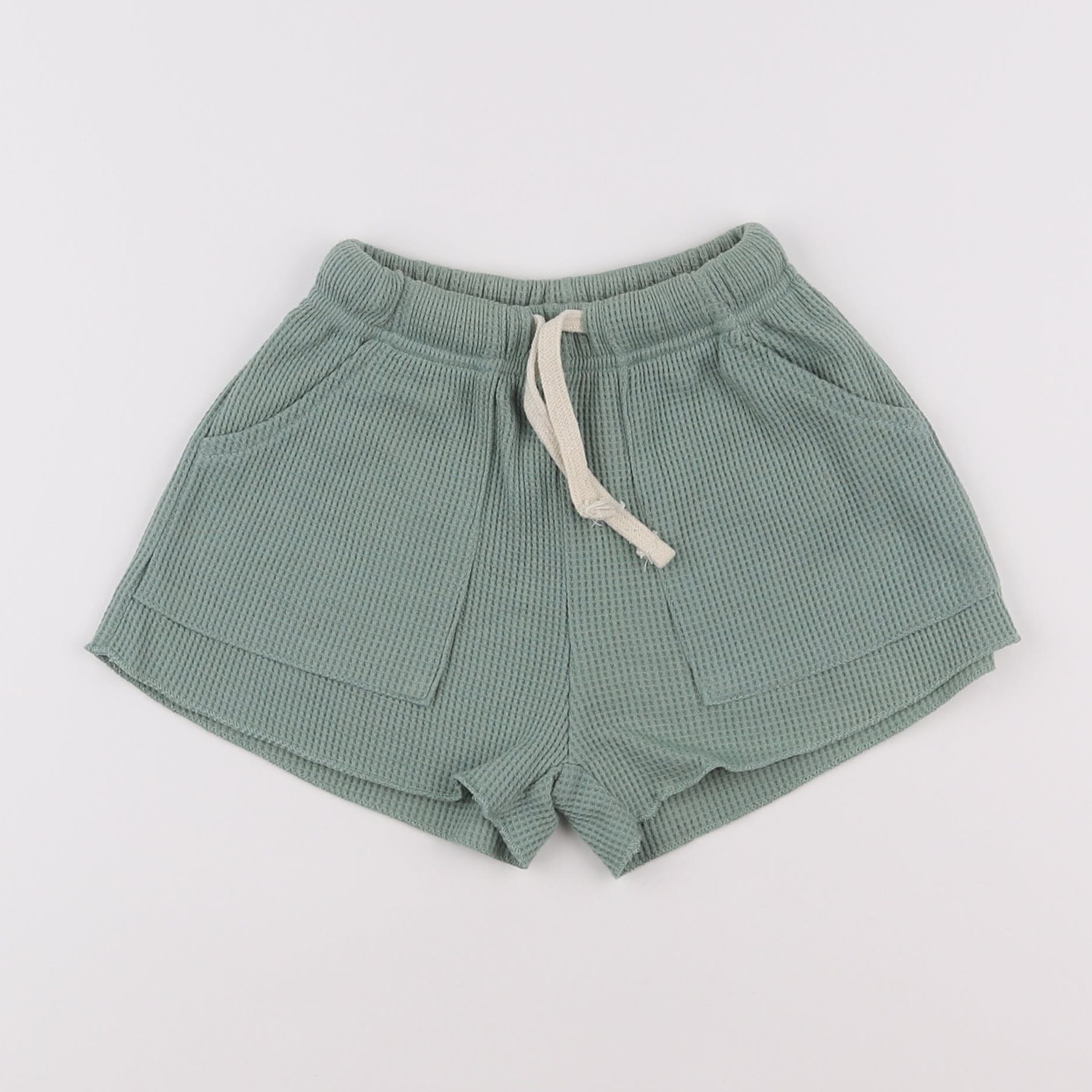 Gamin gamine - short vert - 2 ans