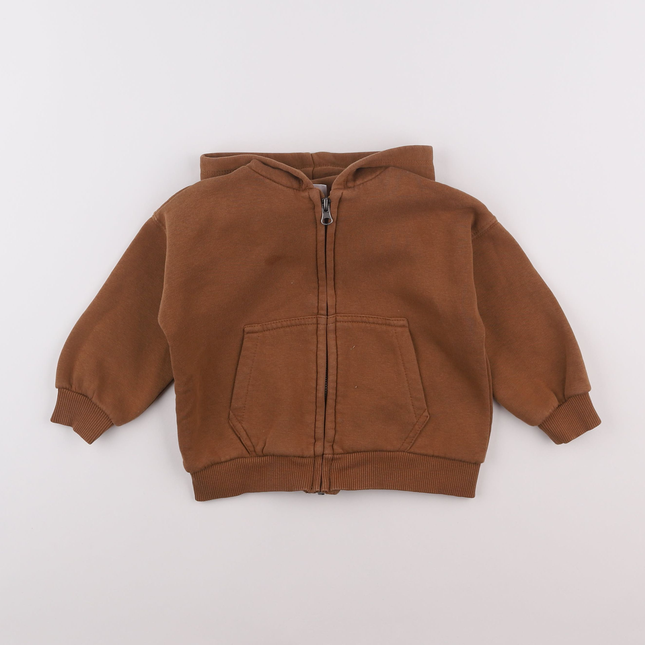 Zara - sweat marron - 18 mois à 2 ans