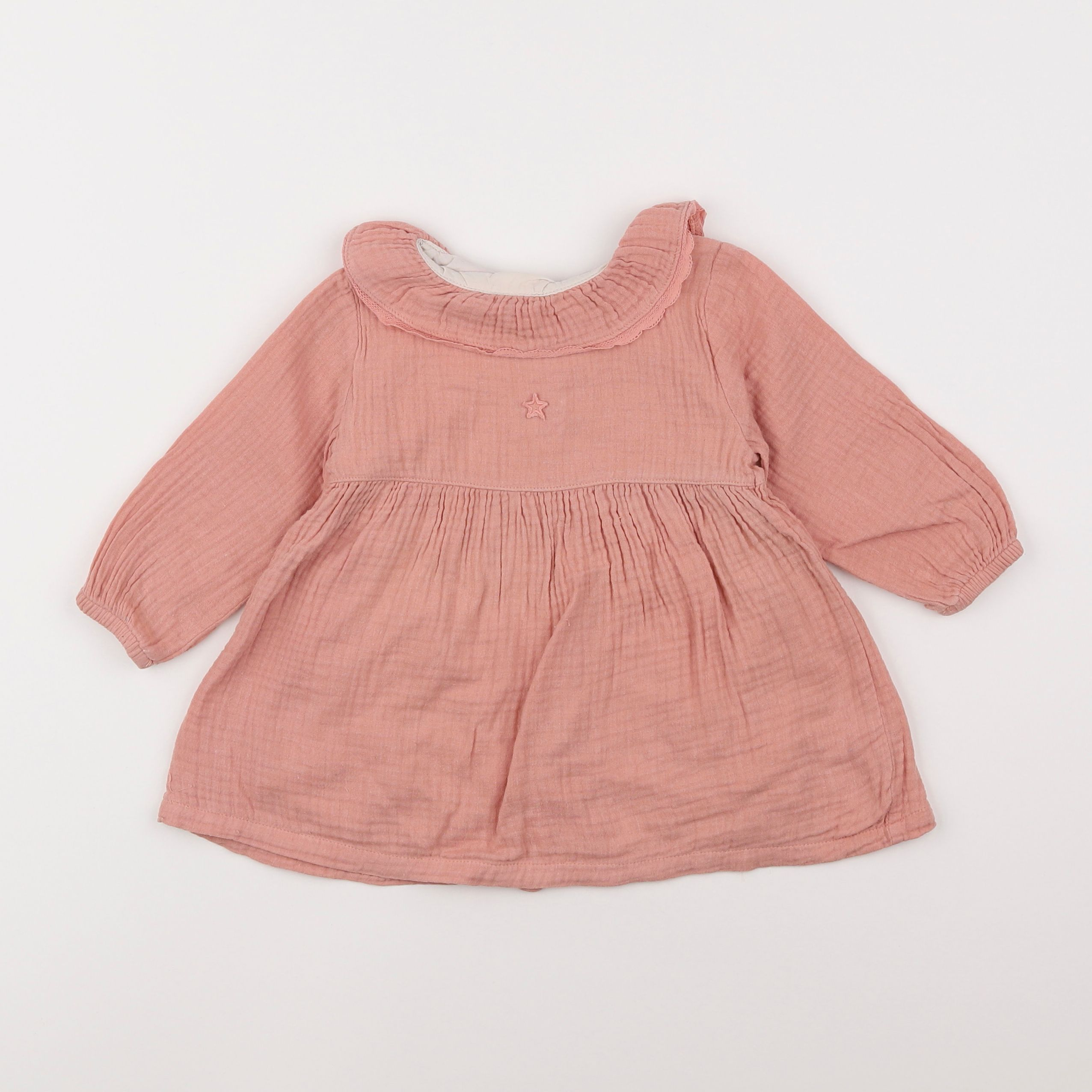 Tocoto vintage - robe rose - 9 mois