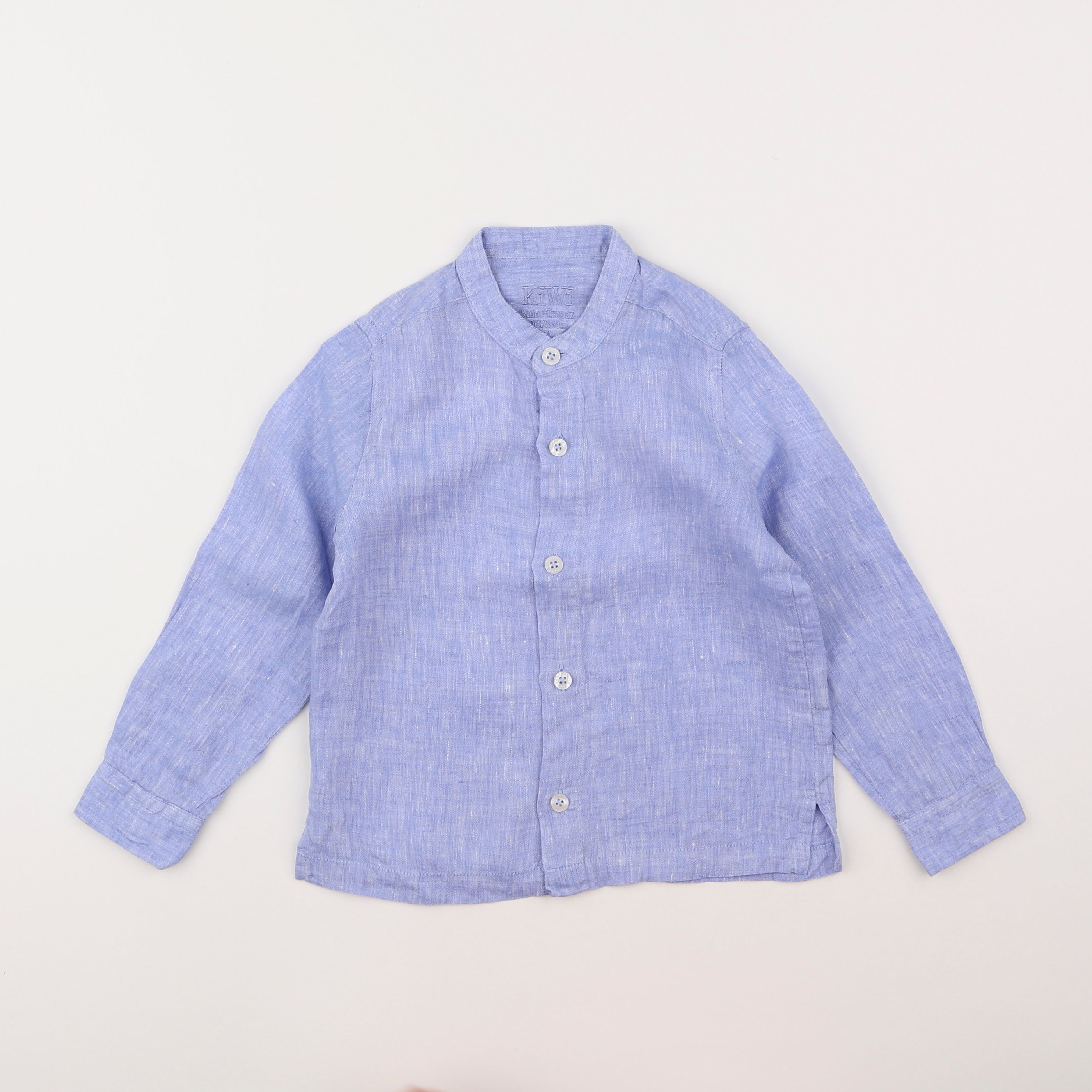 Kiwi - chemise bleu - 2 ans