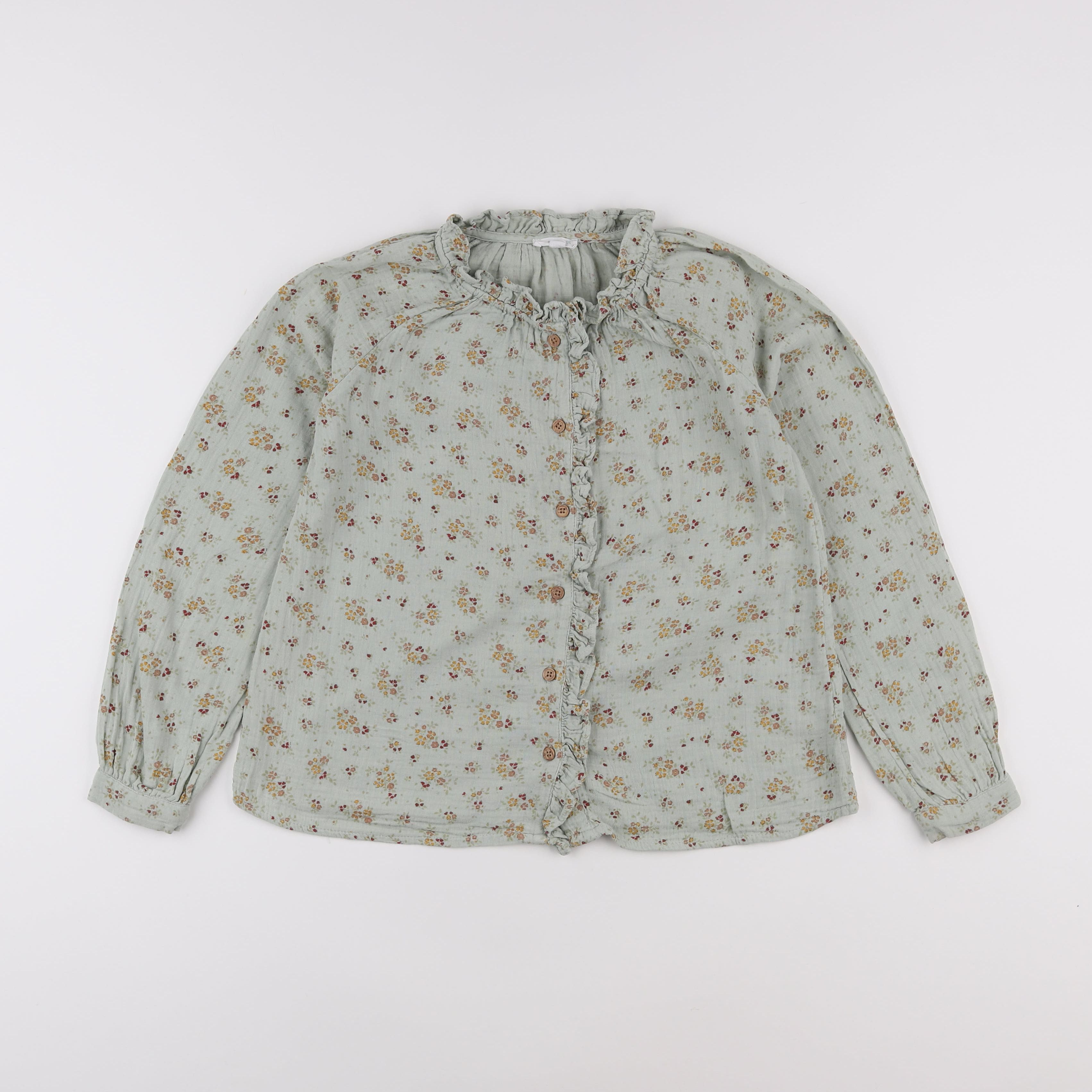 Vertbaudet - blouse vert - 9 ans