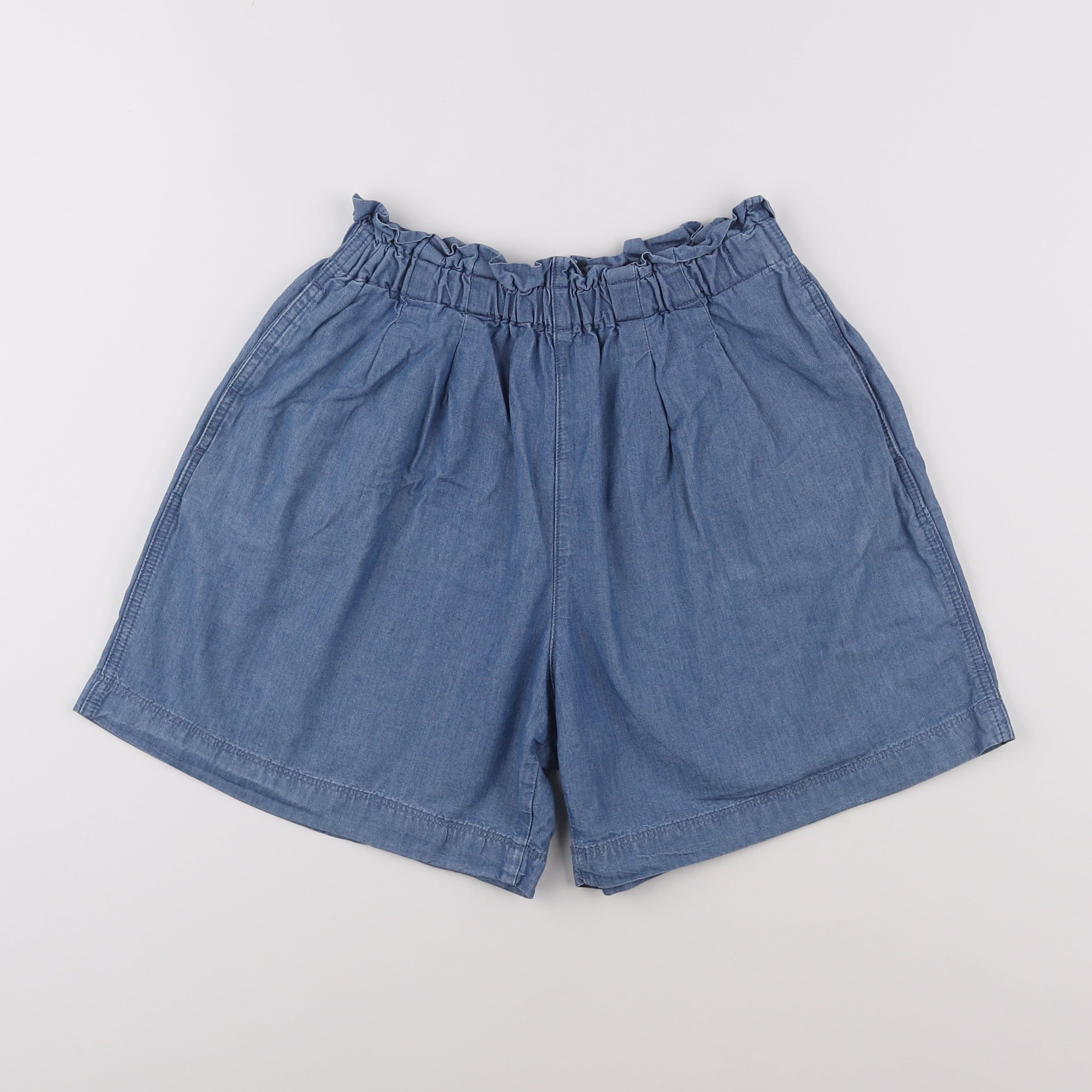 Uniqlo - short bleu - 11/12 ans