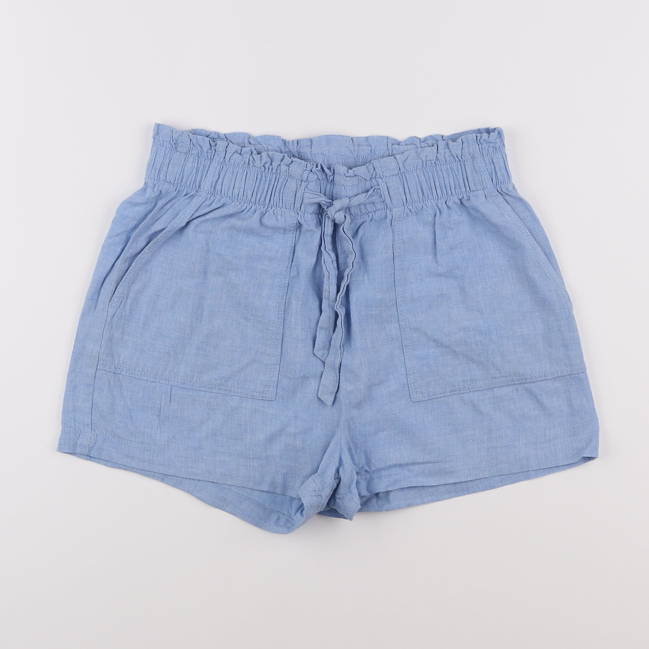 H&M - short bleu - 10/12 ans