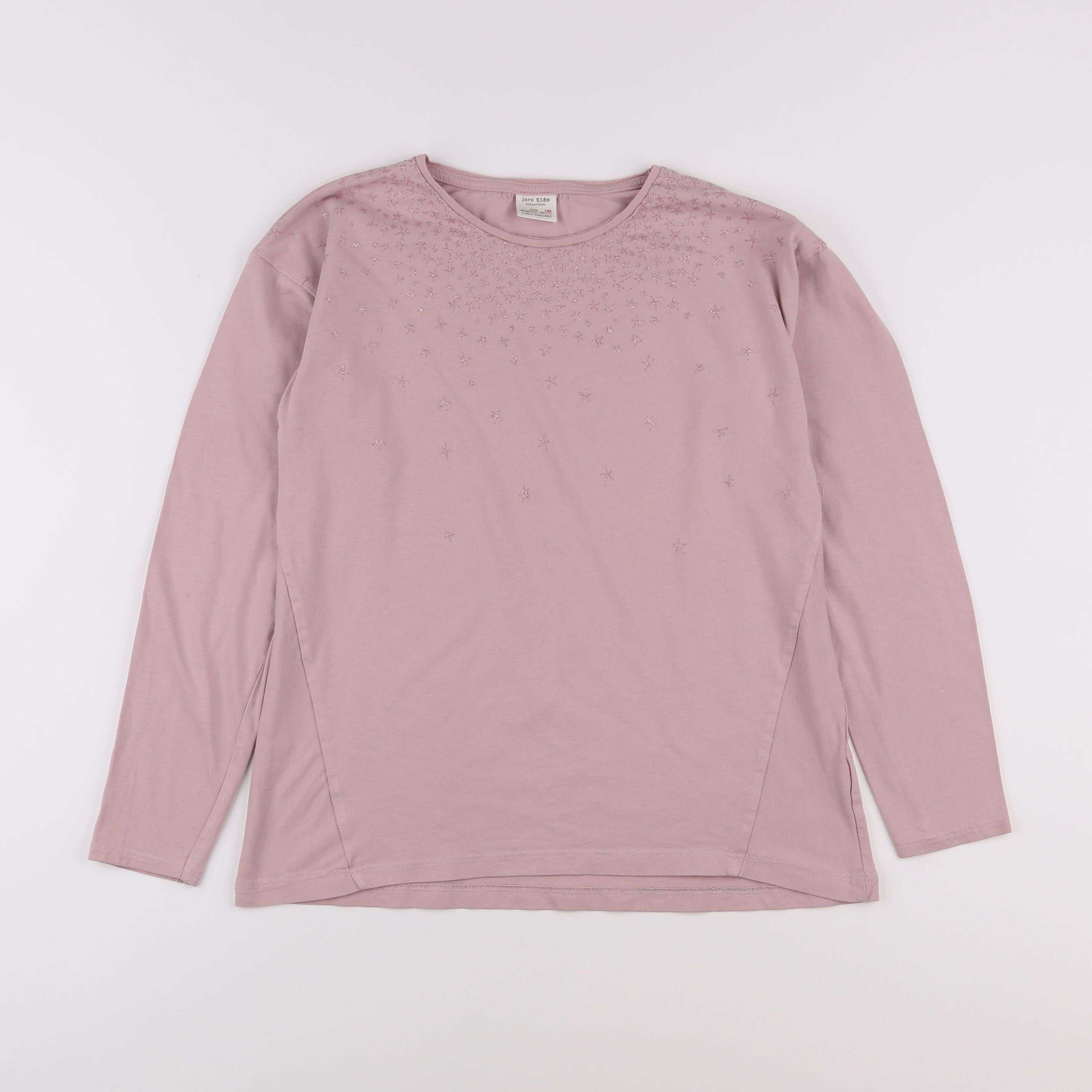 Zara - tee-shirt rose - 11/12 ans