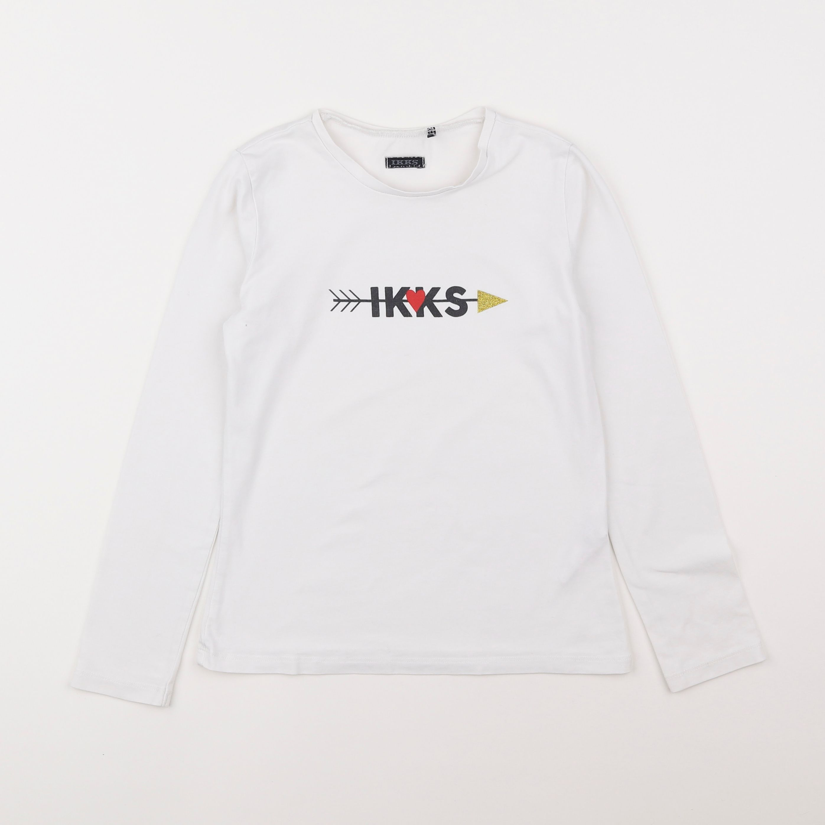 IKKS - tee-shirt blanc - 10 ans