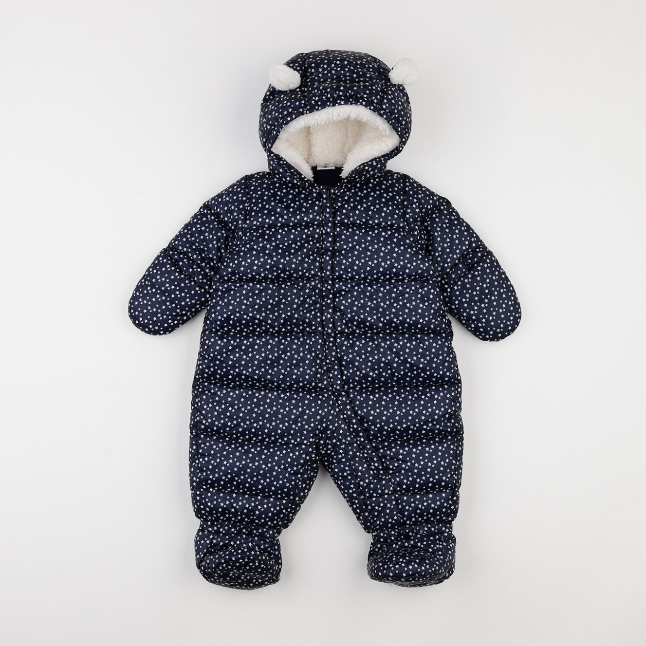 Petit Bateau - combi-pilote bleu - 6 mois