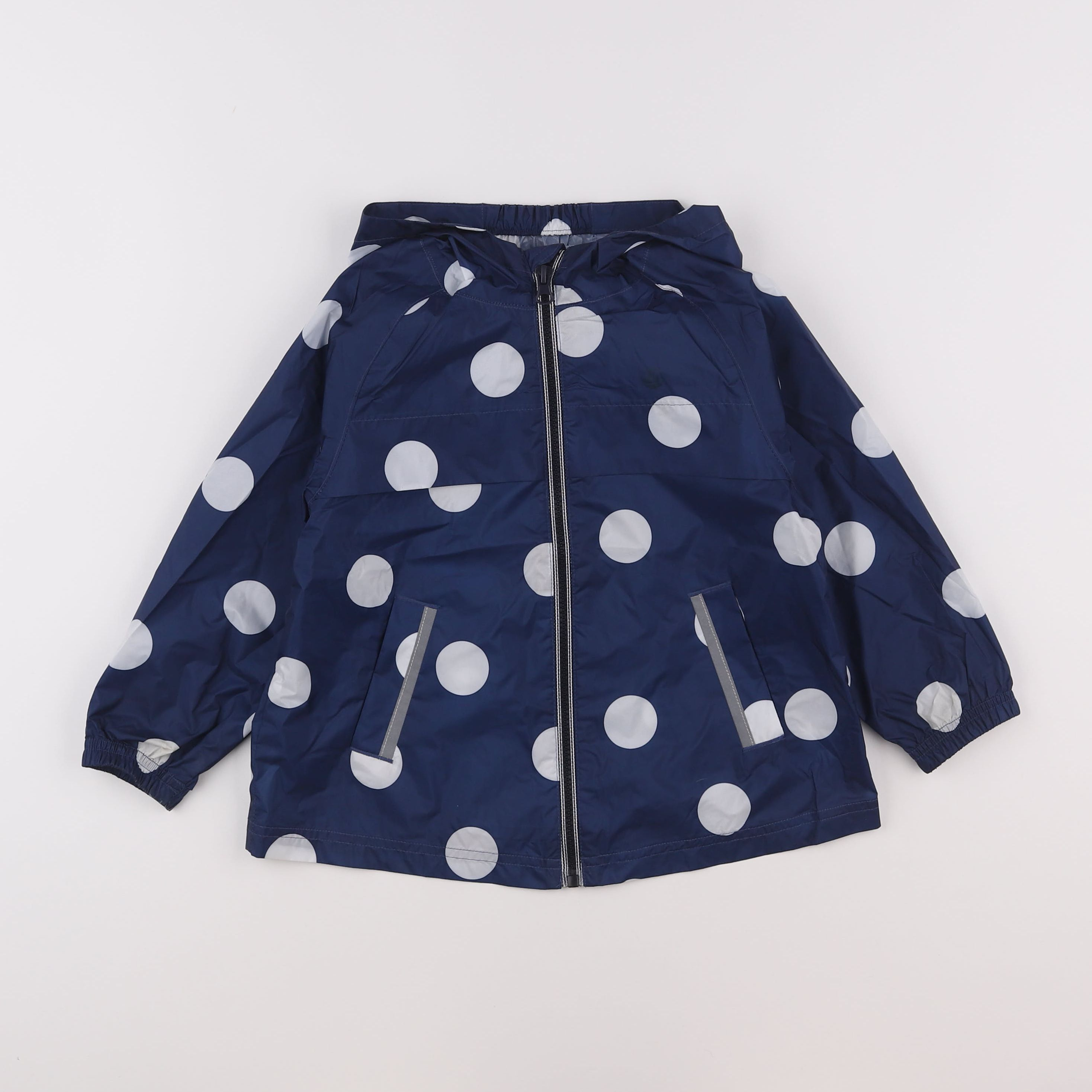 Petit Bateau - coupe-vent bleu - 4 ans