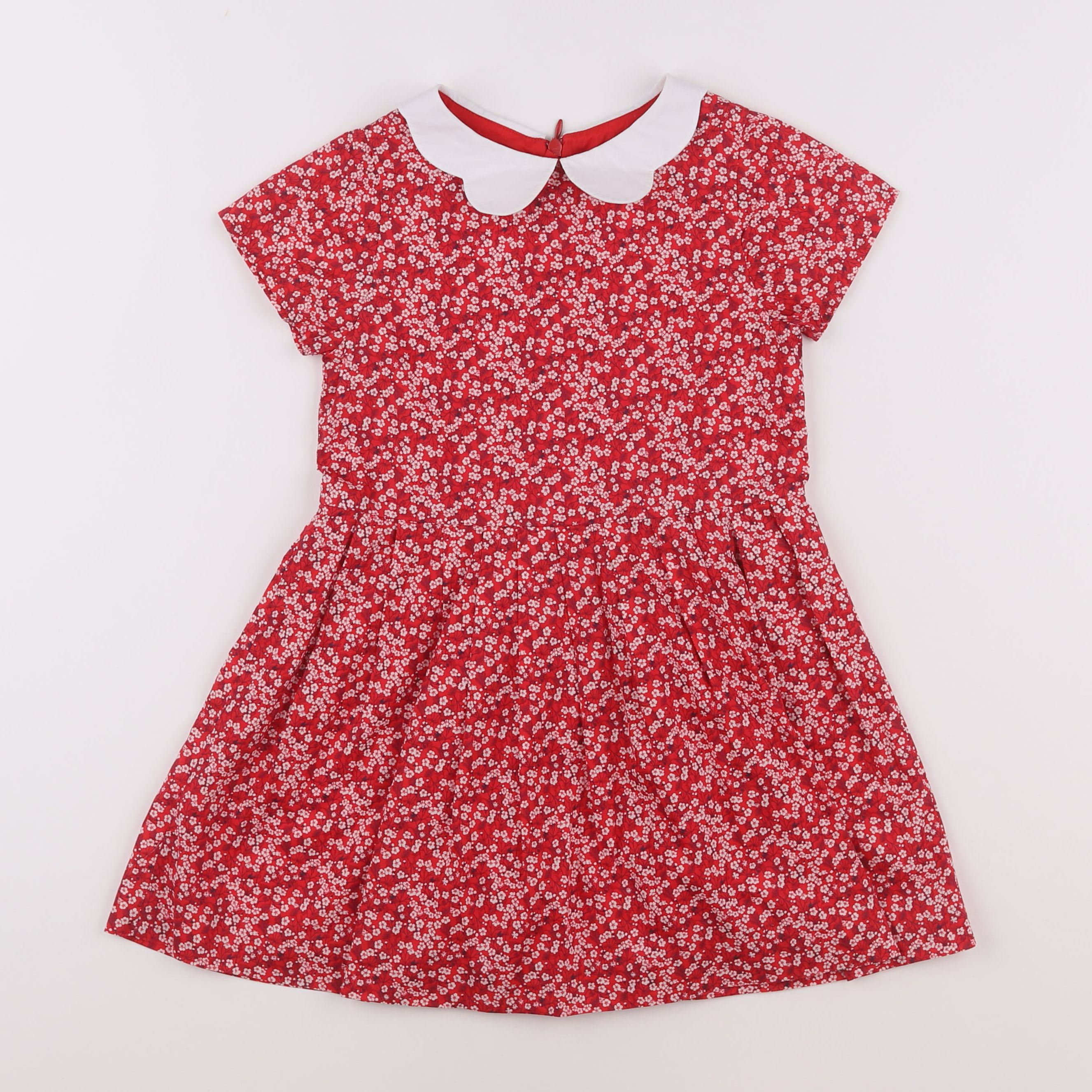 Jacadi - robe liberty rouge - 5 ans