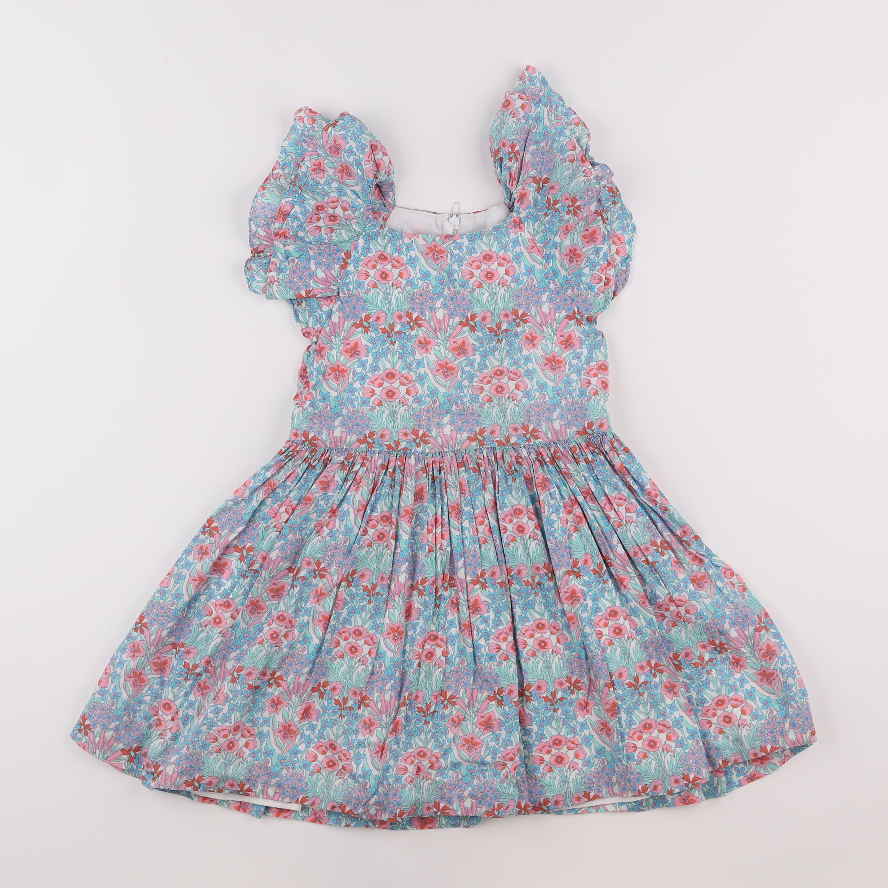 Jacadi - robe liberty bleu - 4 ans