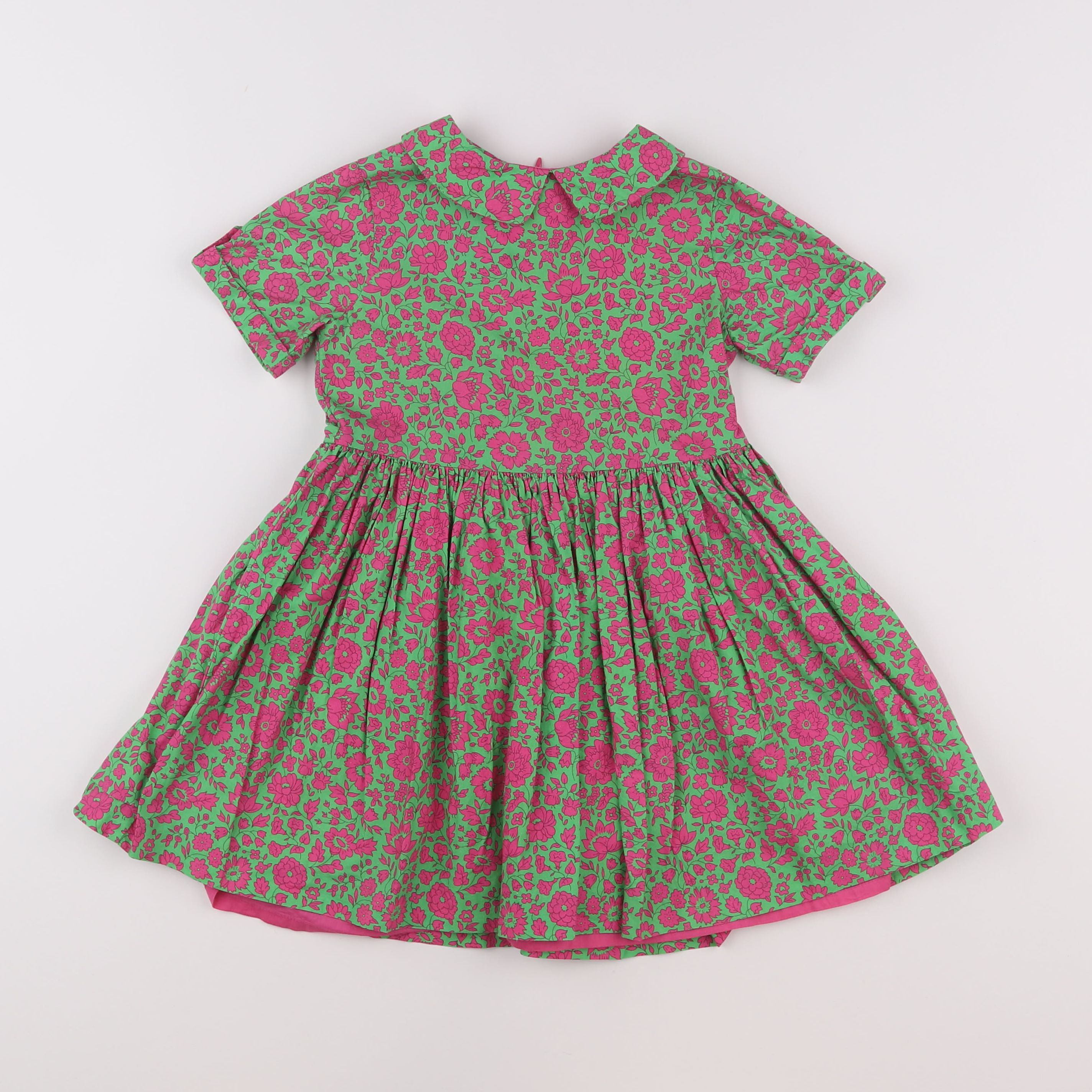 Jacadi - robe liberty vert - 4 ans