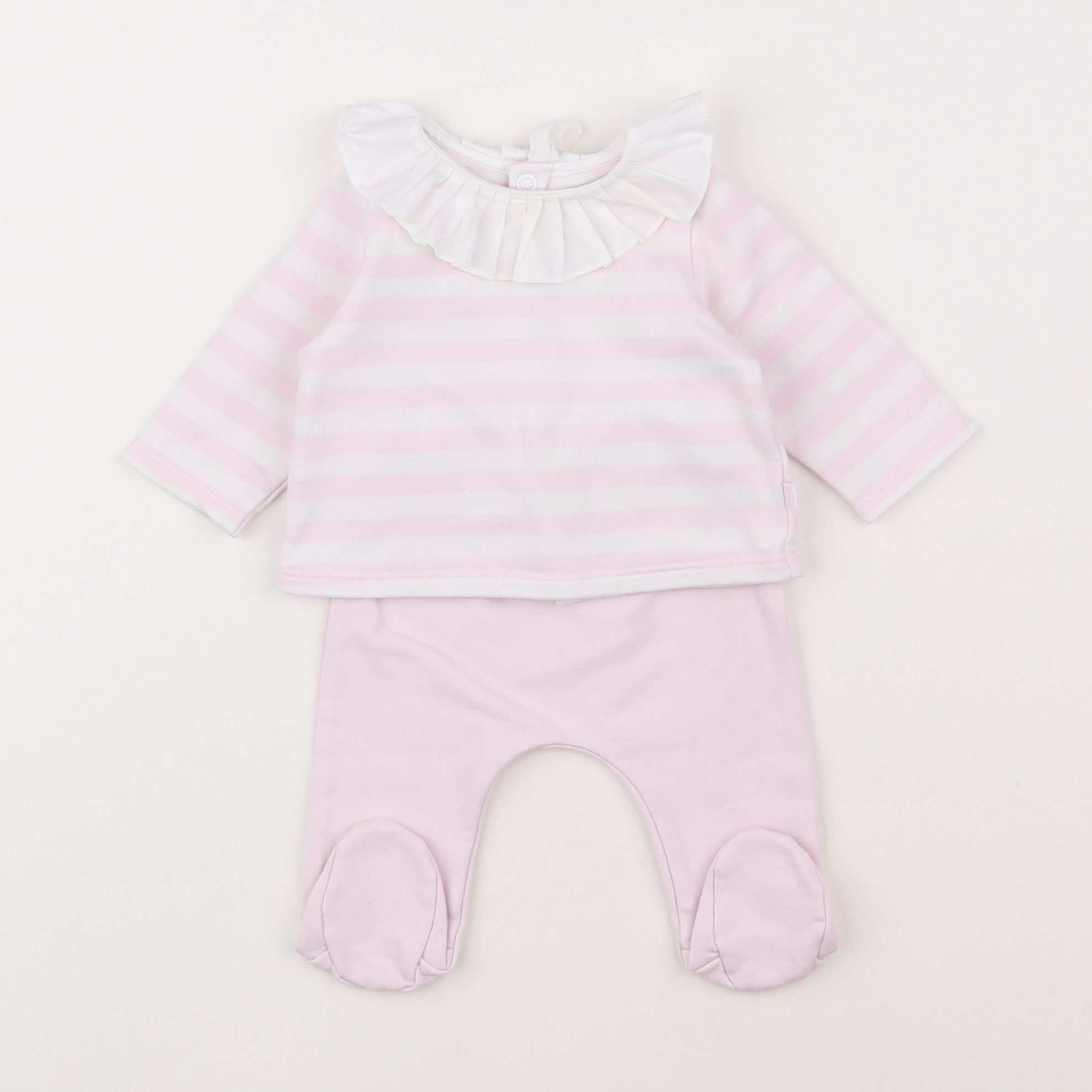 Jacadi - ensemble rose - 1 mois