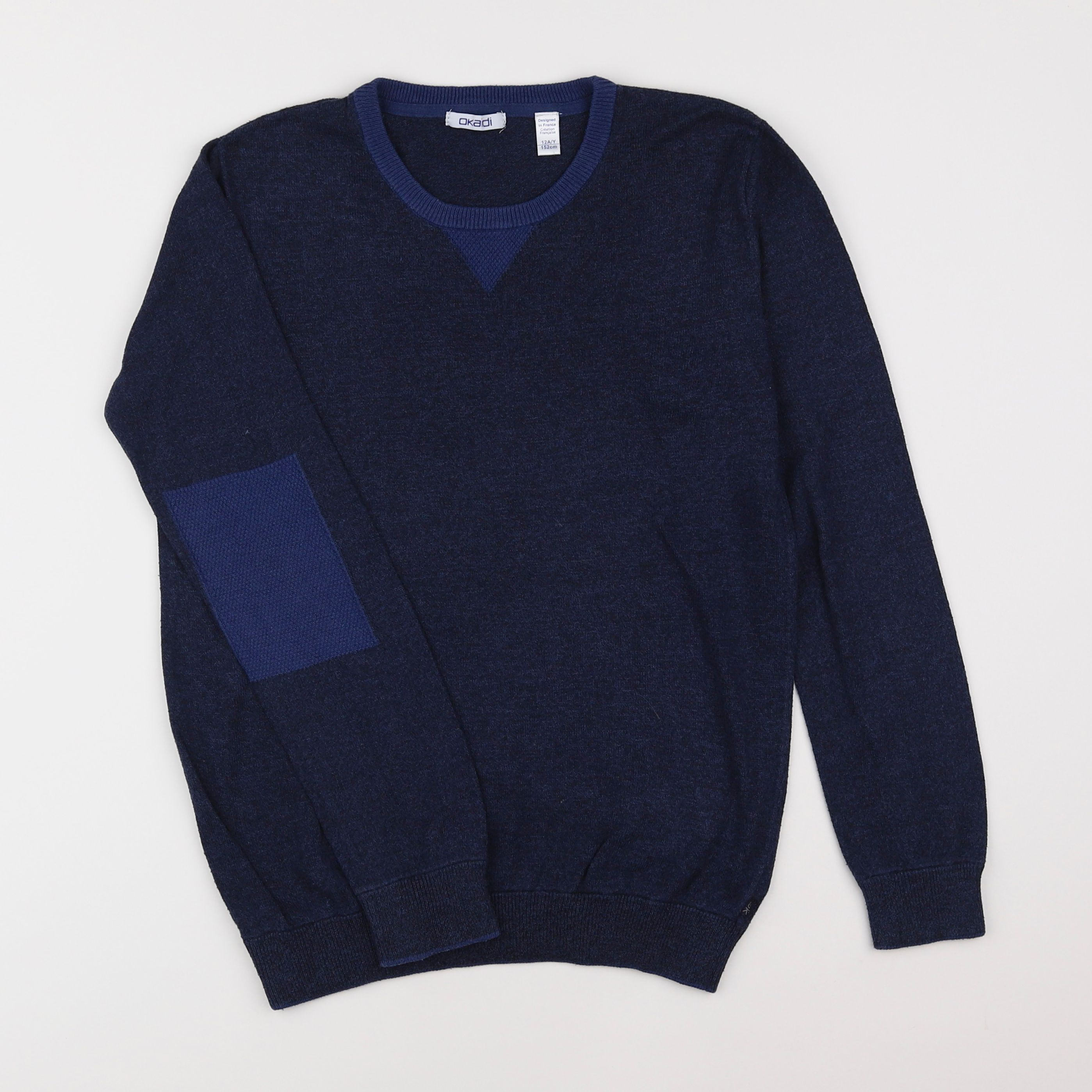 Okaidi - pull bleu - 12 ans