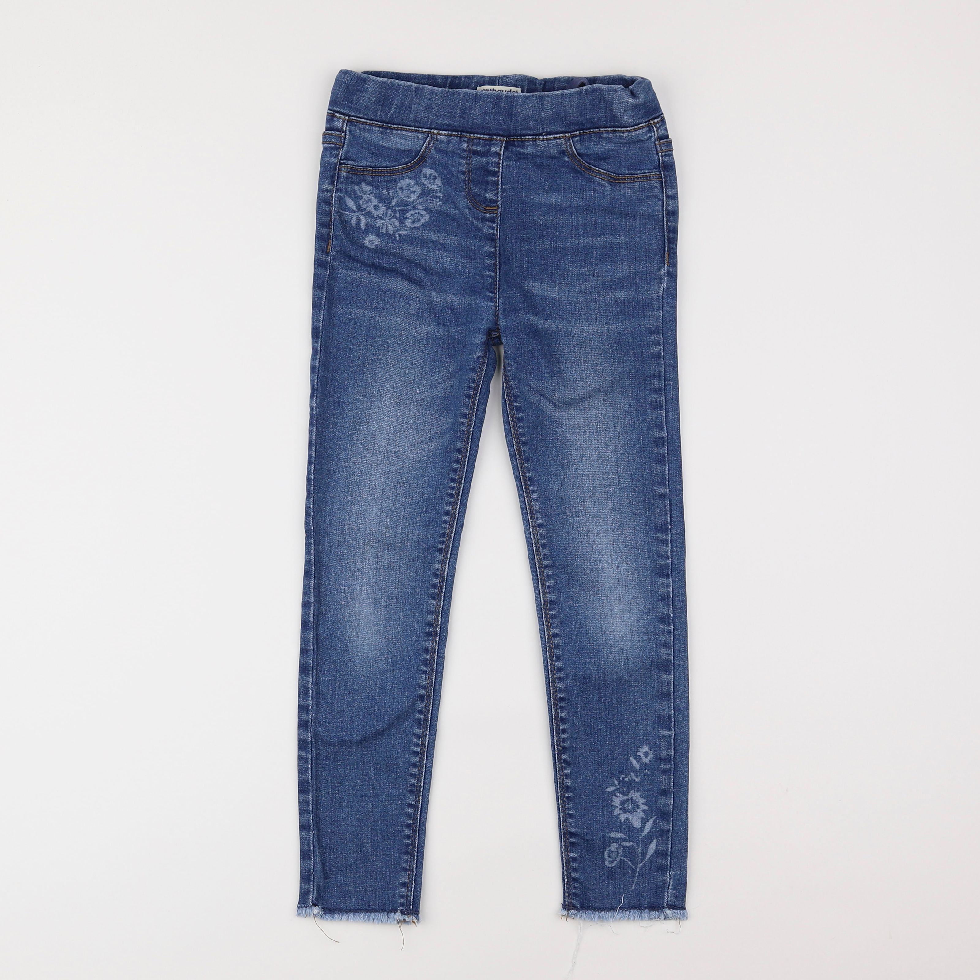 Vertbaudet - jegging bleu - 7 ans